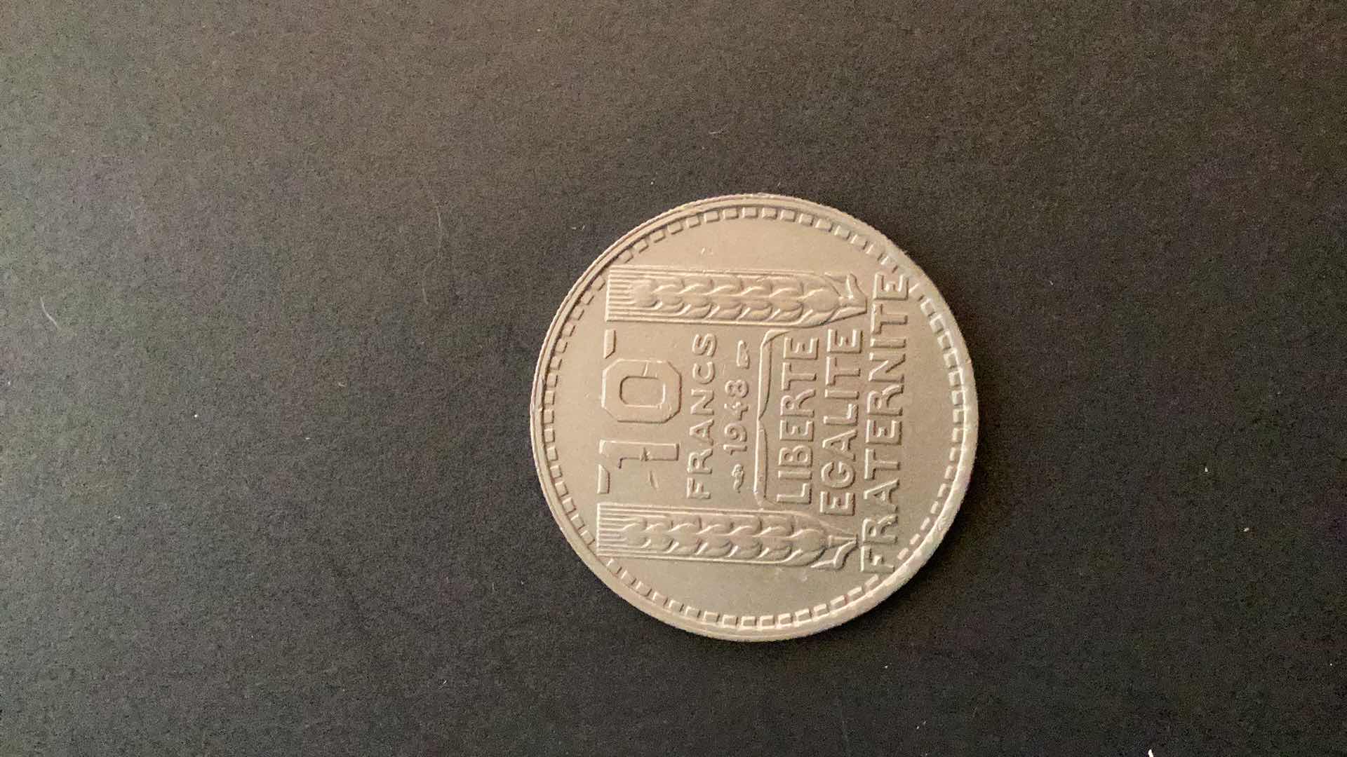 Photo 1 of FRANCE 1948 10 FRANCS