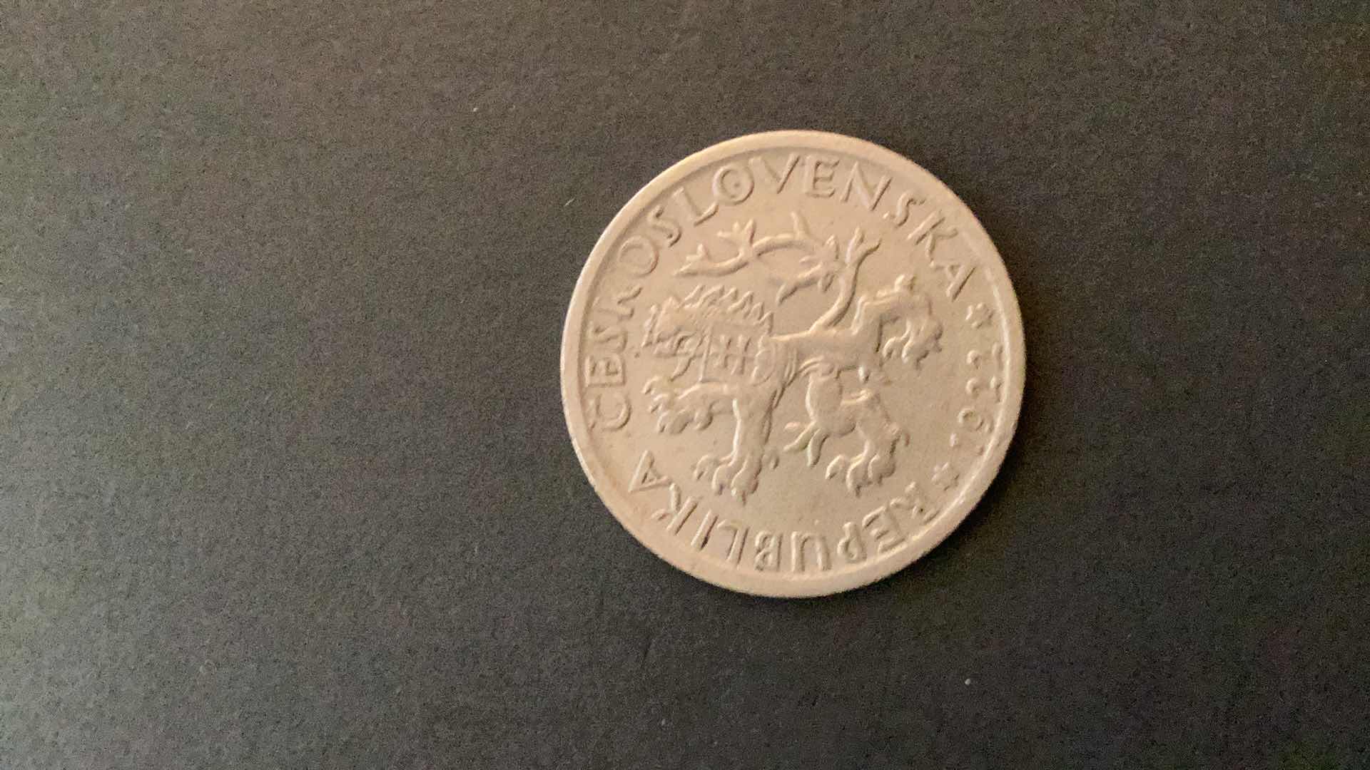 Photo 1 of CZECHOSLOVAKIA 1922 1 KORUNA