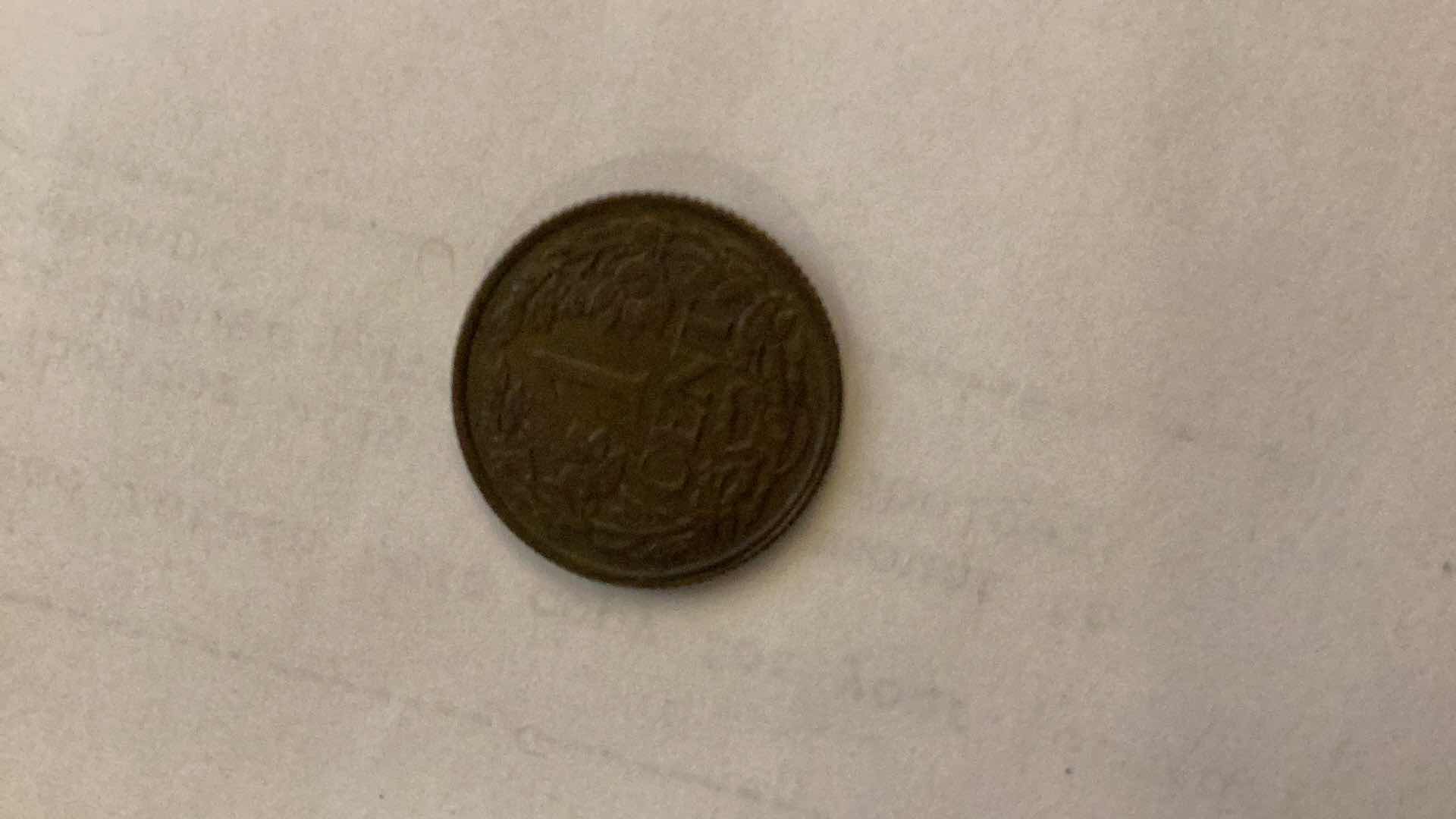 Photo 1 of CURACO 1947 1 CENT