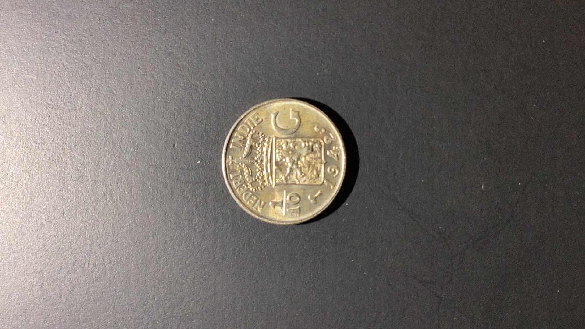 Photo 1 of 1942 NETHERLANDS 1/10 GULDEN