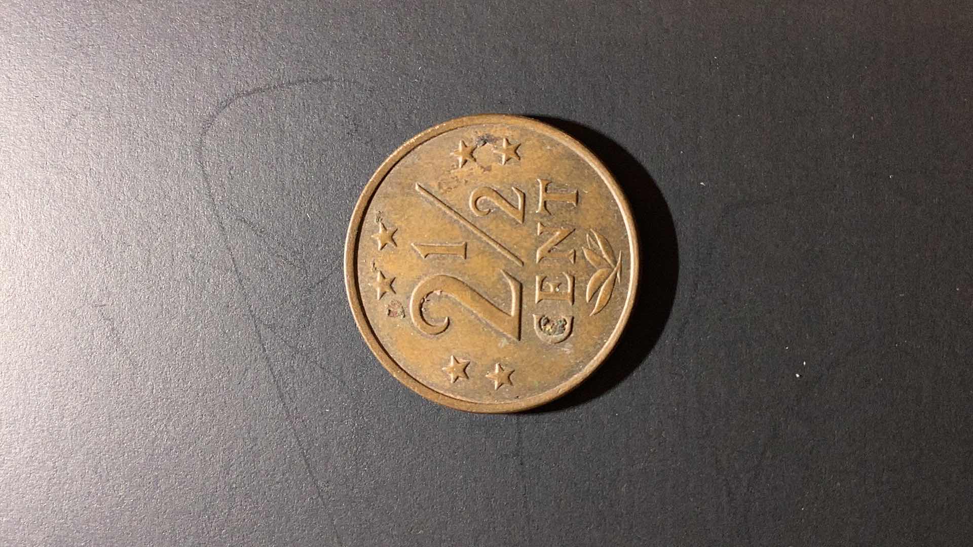 Photo 1 of 1978 NETHERLANDS 2 1/2 CENT
