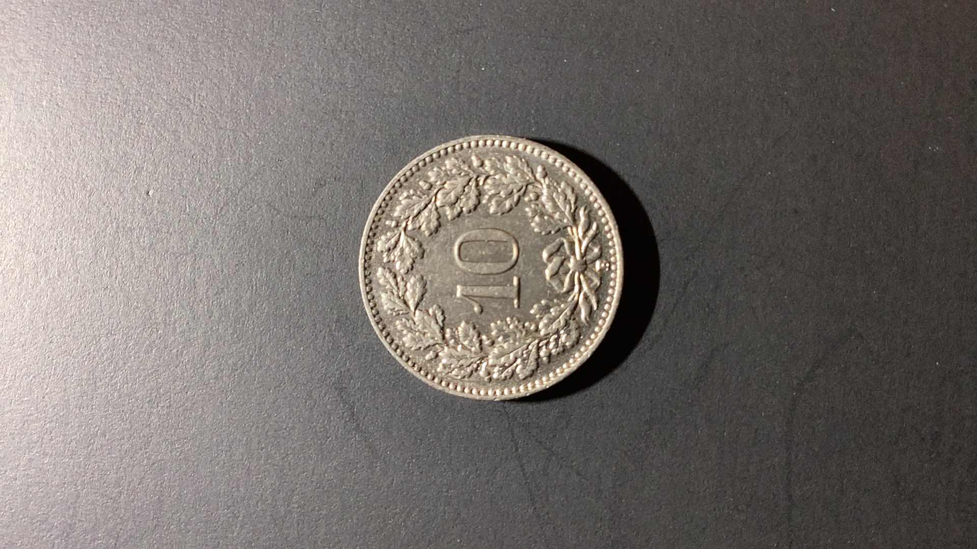 Photo 2 of 1938 SWITZERLAND 10 RAPPEN