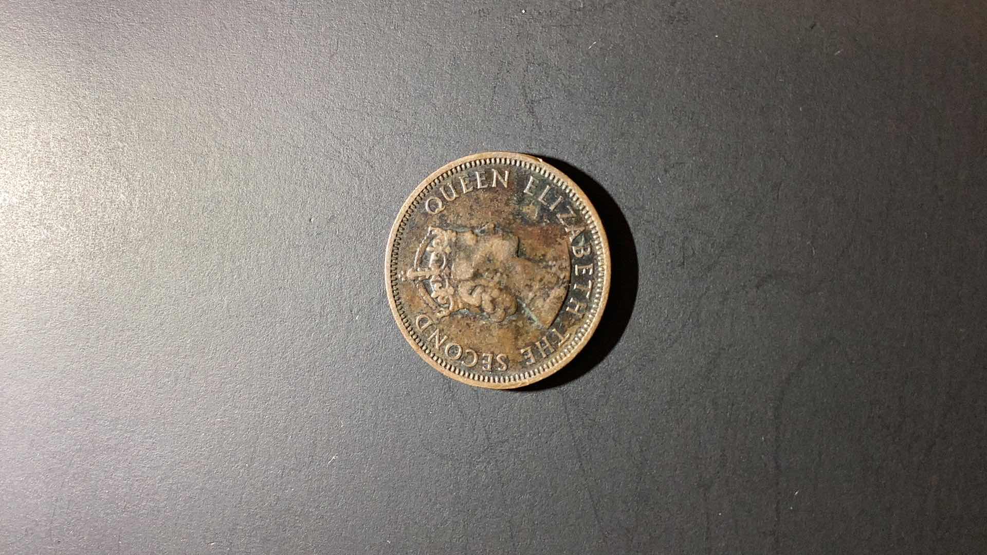 Photo 1 of 1955 MAURITIUS 2 CENTS