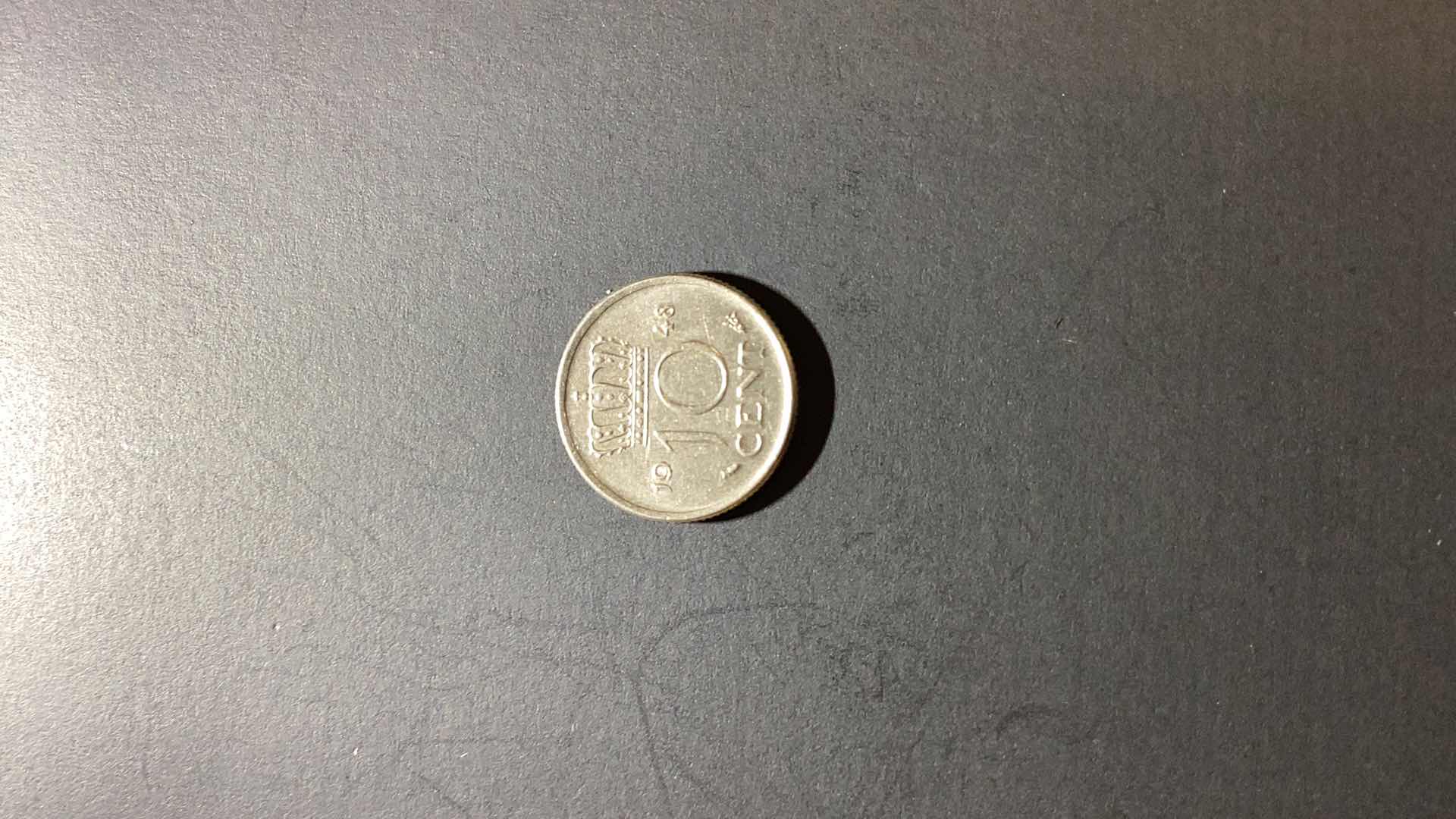 Photo 1 of 1948 NETHERLANDS 10 CENT