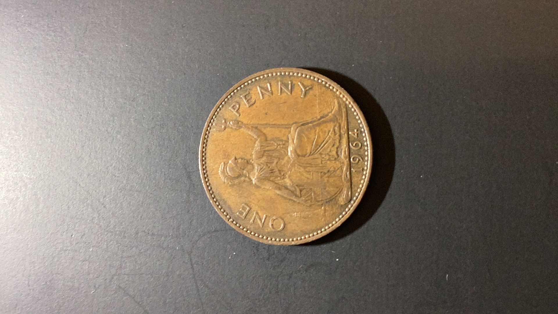 Photo 1 of 1984 GREAT BRITAIN ONE PENNY