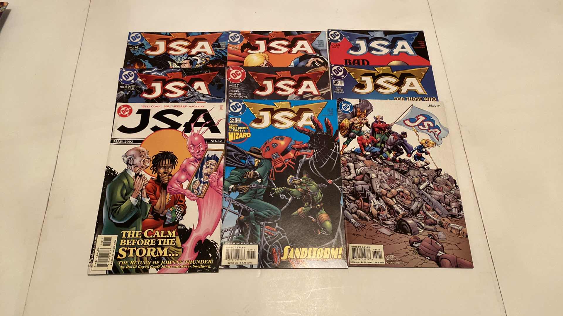 Photo 1 of 9 DC JSA COMICS