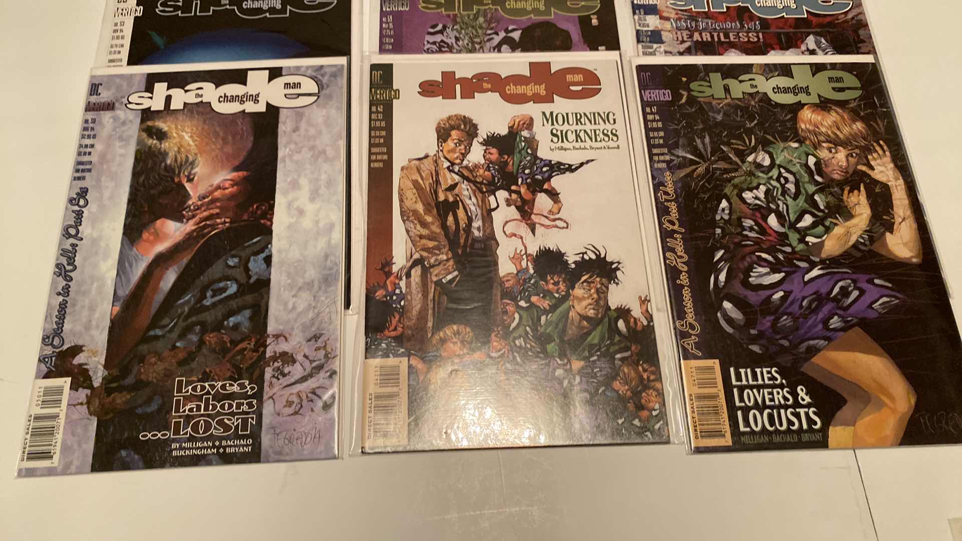 Photo 1 of 9-DC VERTIGO SHADE THE CHANGING MAN COMICS