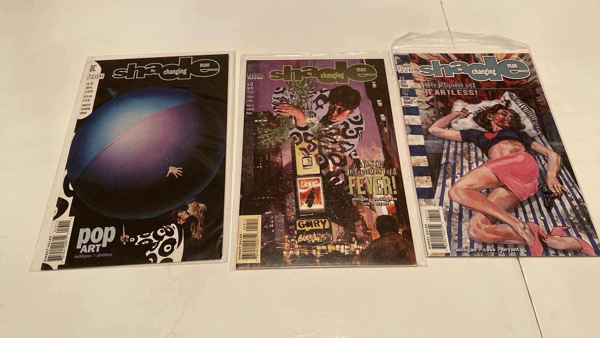 Photo 1 of 9-DC VERTIGO SHADE THE CHANGING MAN COMICS