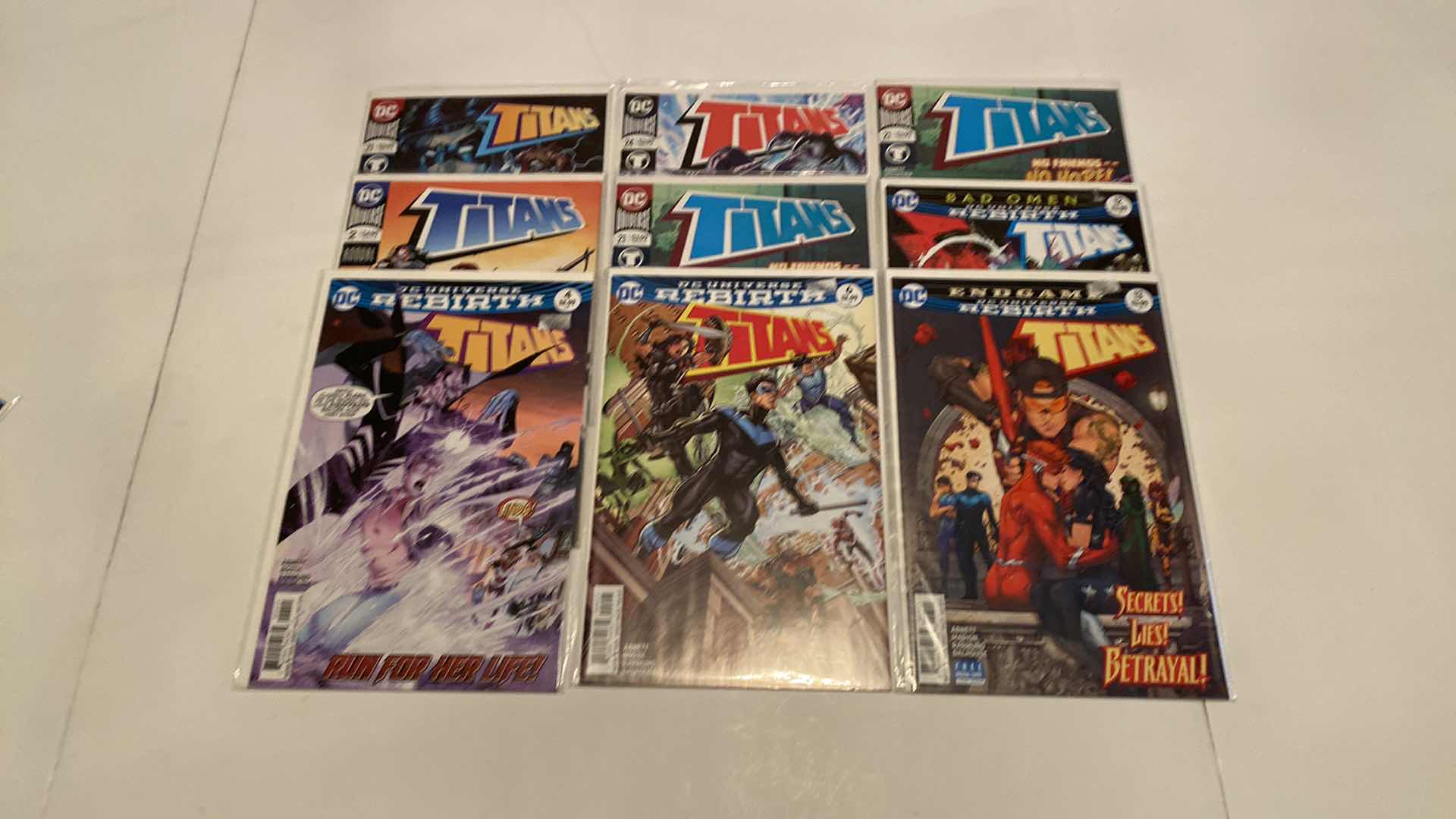 Photo 1 of 9-DC TITANS COMIC BOOKS
