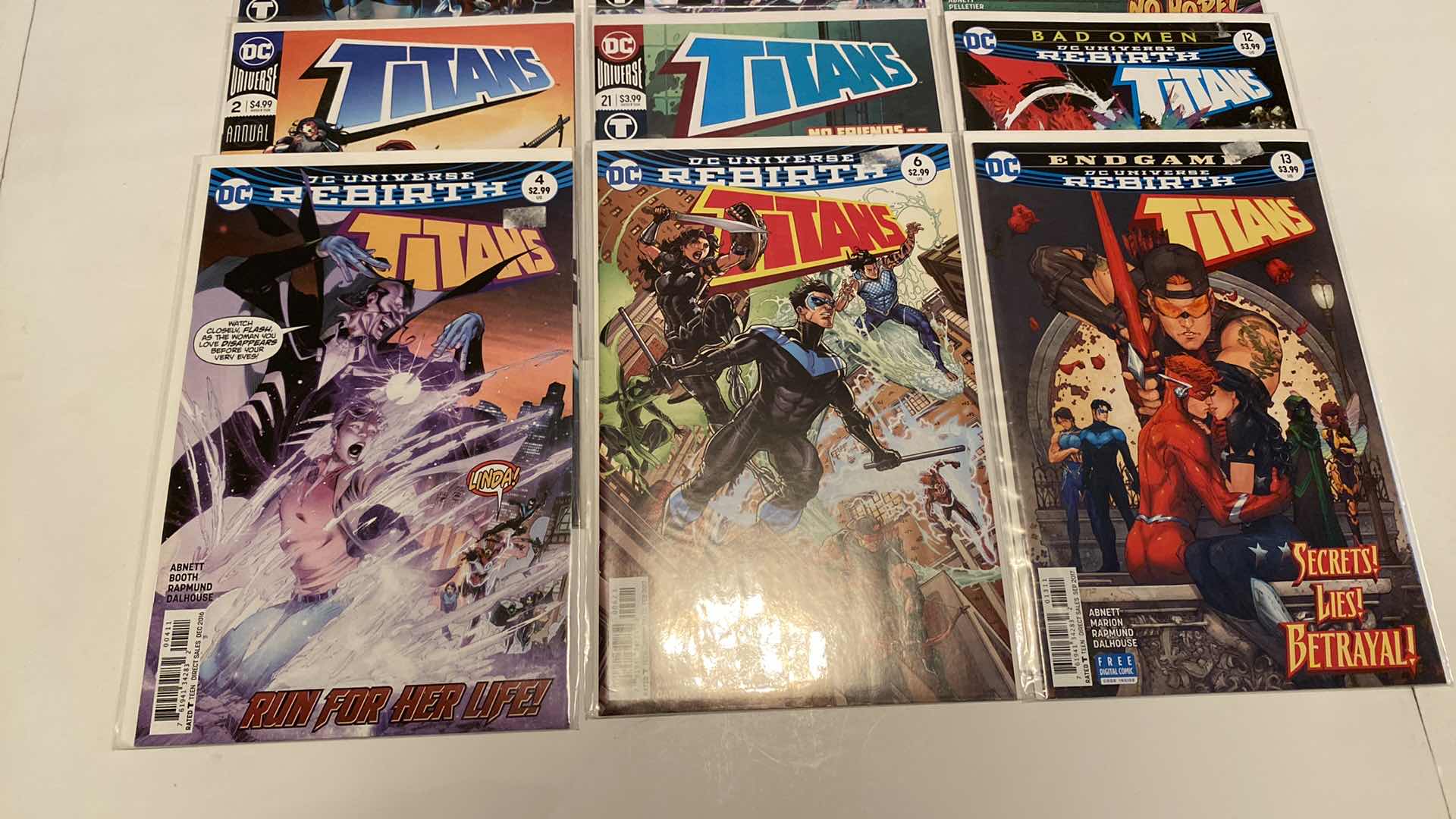 Photo 1 of 9-DC TITANS COMIC BOOKS