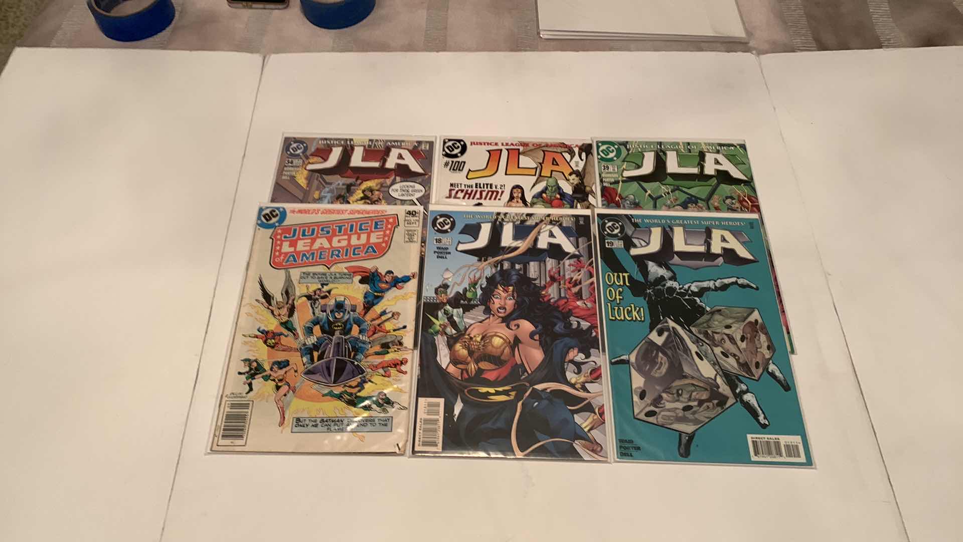 Photo 1 of 9-JUSTICES LEAGUE COMICS