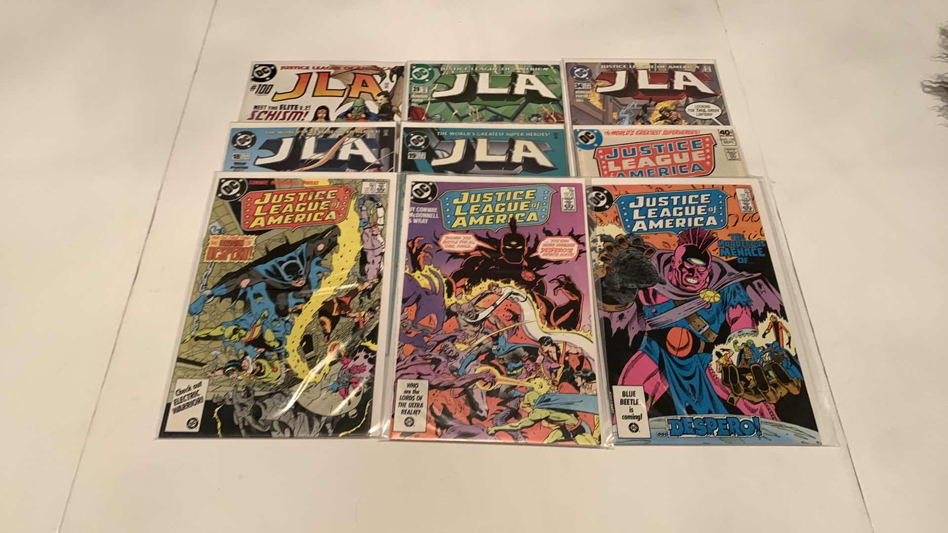 Photo 1 of 9-JUSTICES LEAGUE COMICS