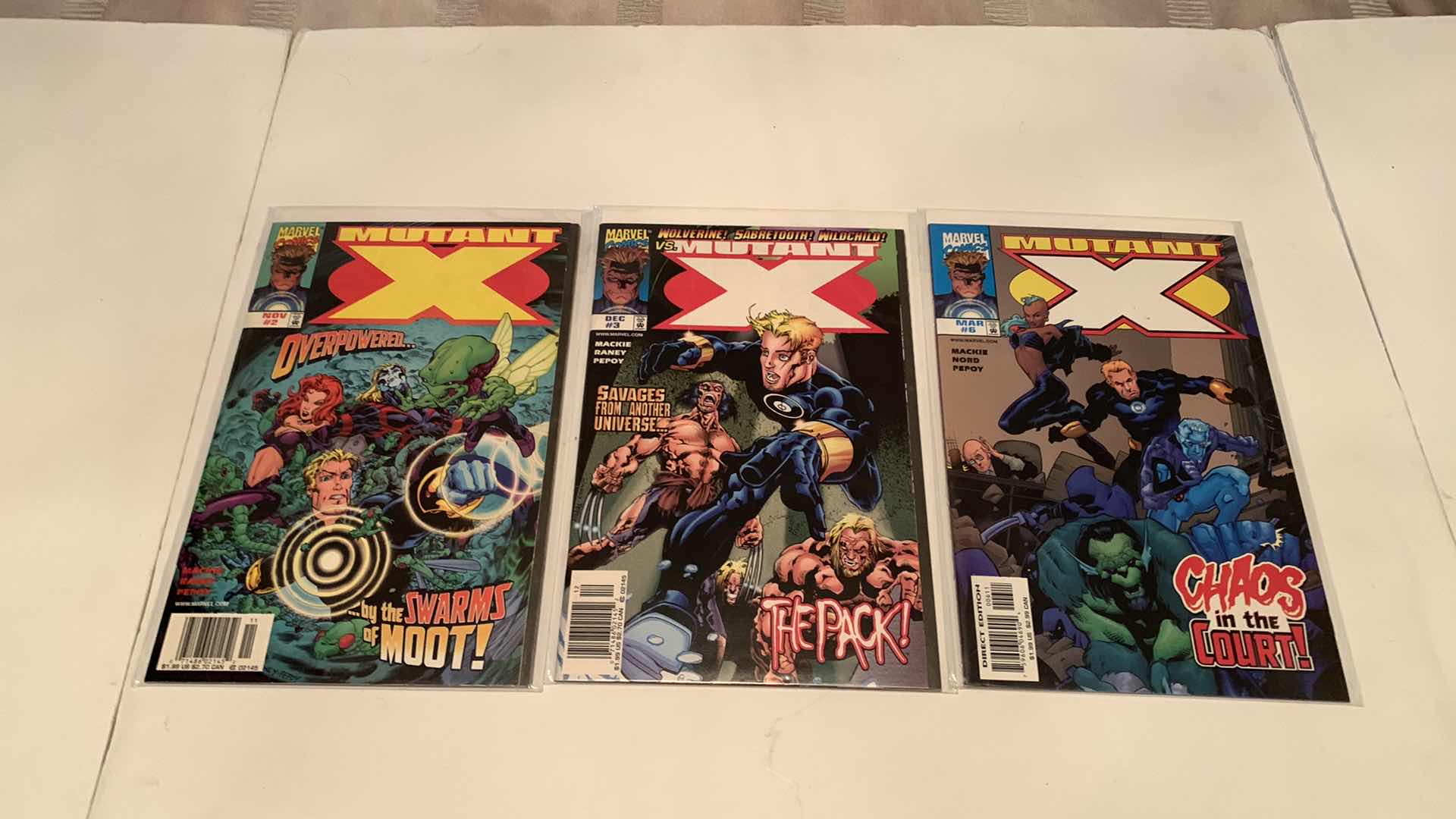 Photo 1 of 9- MARVEL MUTANT X COMICS