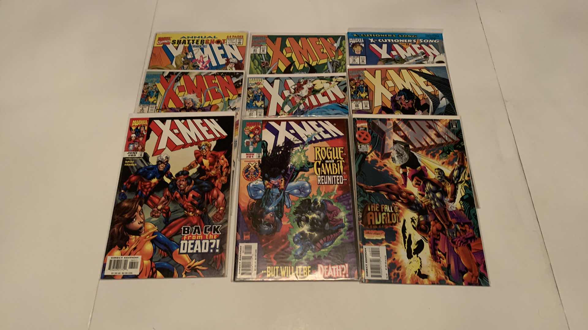 Photo 1 of 9- MARVEL X MEN COMICS