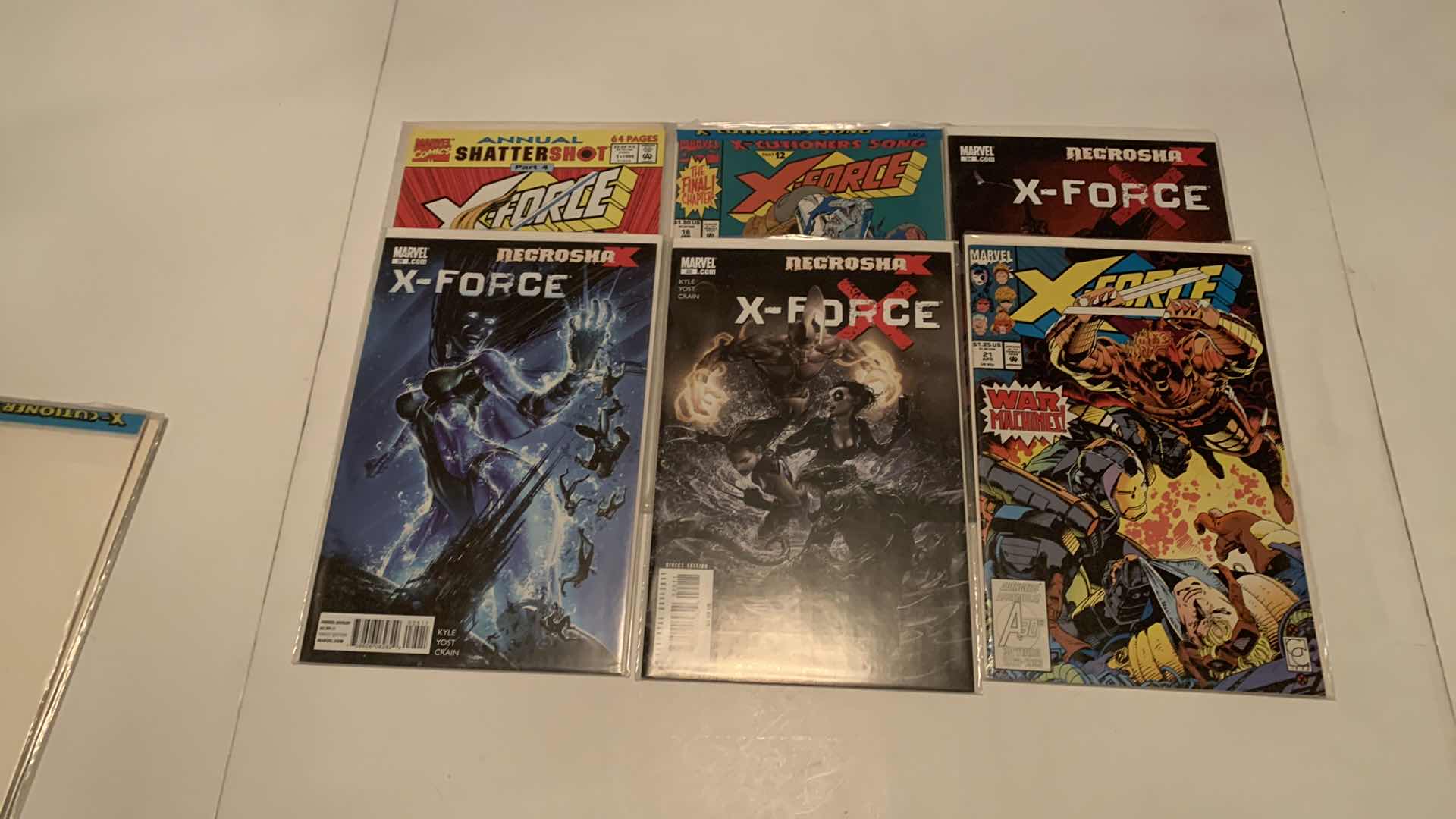 Photo 1 of 9 MARVEL X FORCE COMICS