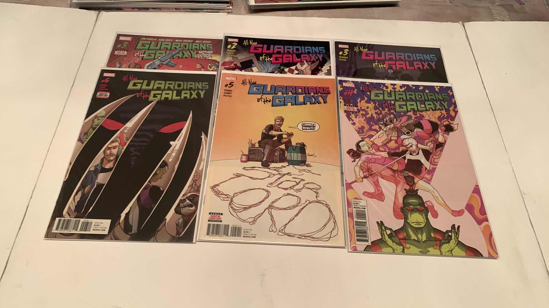 Photo 1 of 9 MARVEL GUARDIANS COMICS