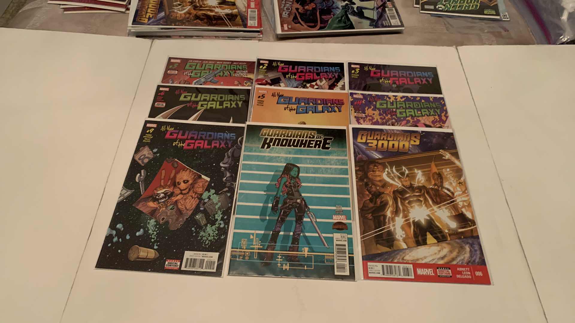 Photo 1 of 9 MARVEL GUARDIANS COMICS