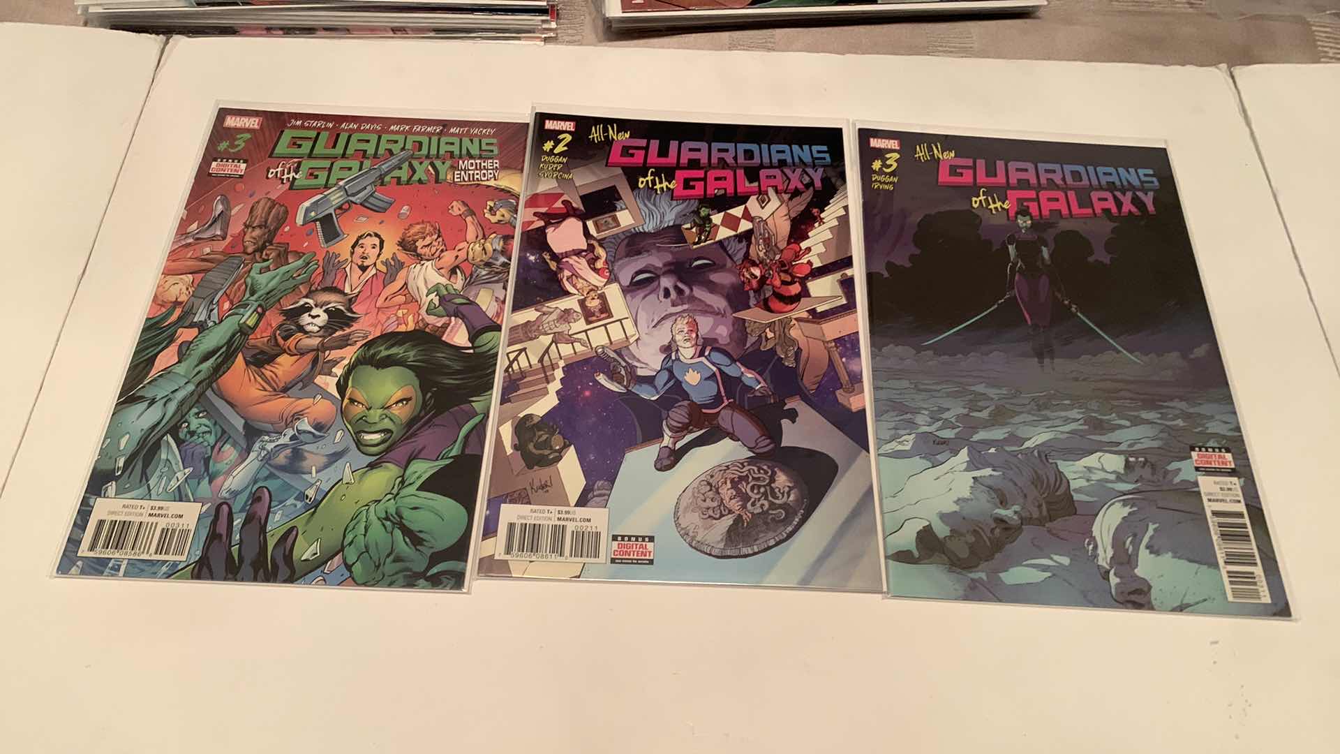 Photo 1 of 9 MARVEL GUARDIANS COMICS