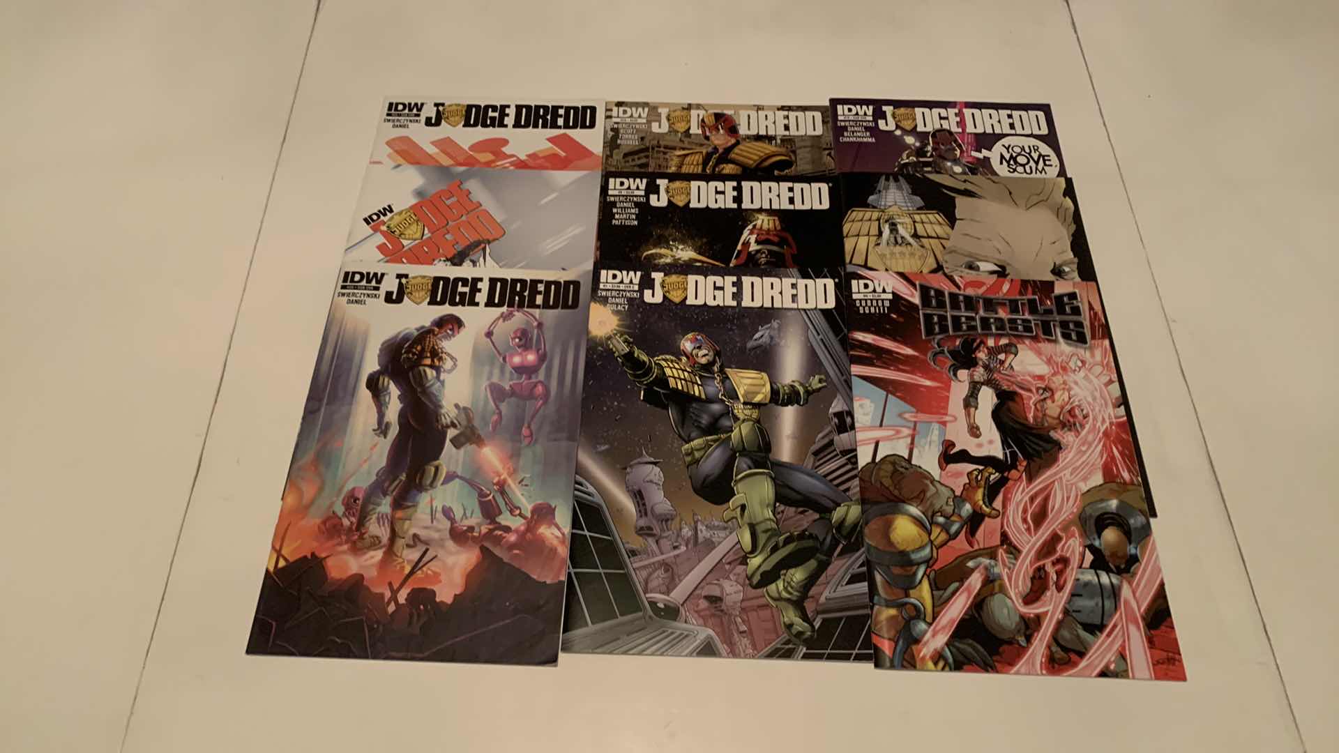 Photo 1 of 9 IDW JUDGE DREDD COMICS