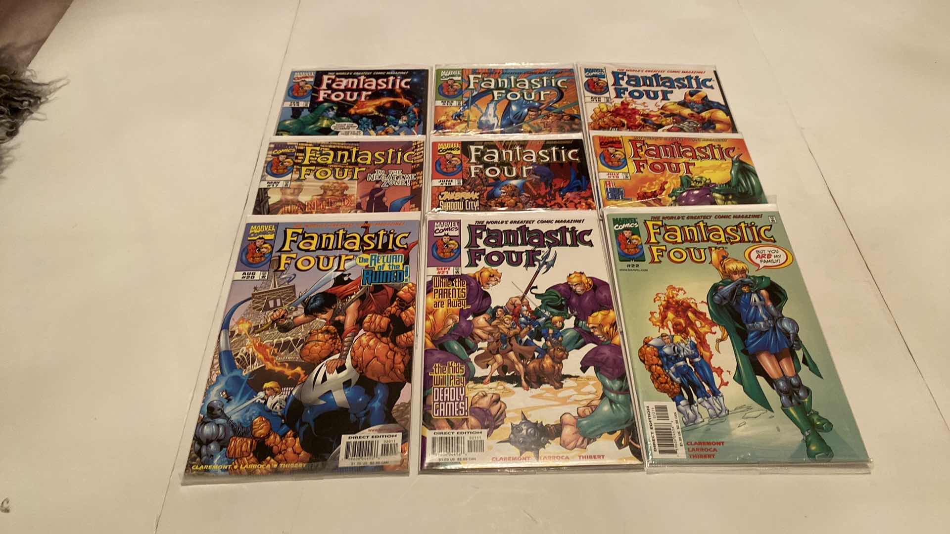 Photo 1 of 9-MARVEL FANTASTIC FOUR COMICS