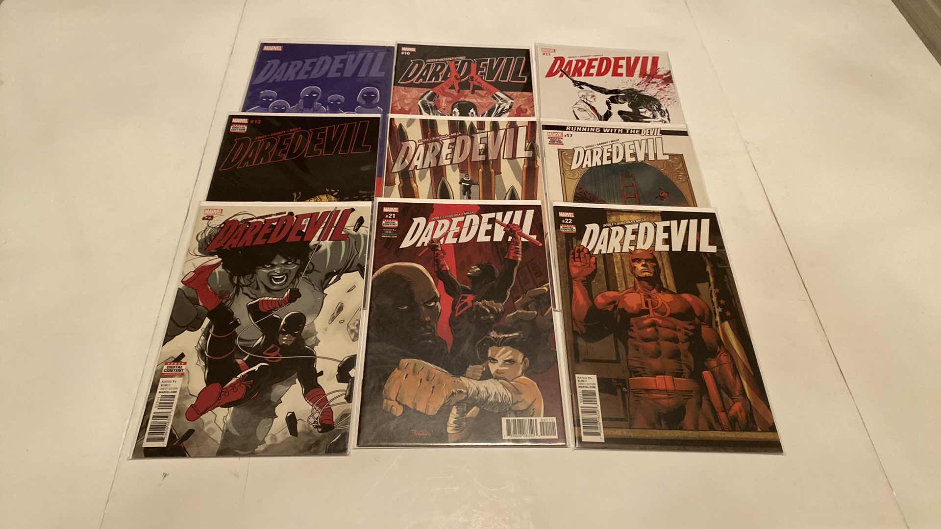 Photo 1 of 9-MARVEL DAREDEVIL COMICS