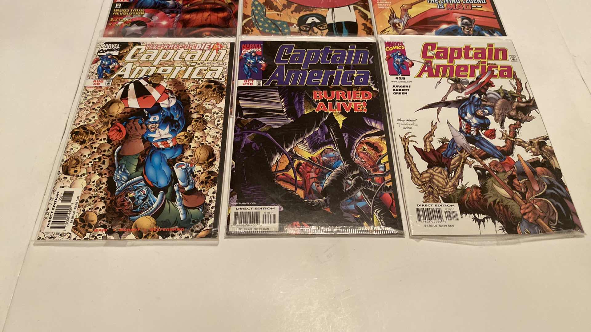 Photo 1 of 9-MARVEL CAPTAIN AMERICA COMICS