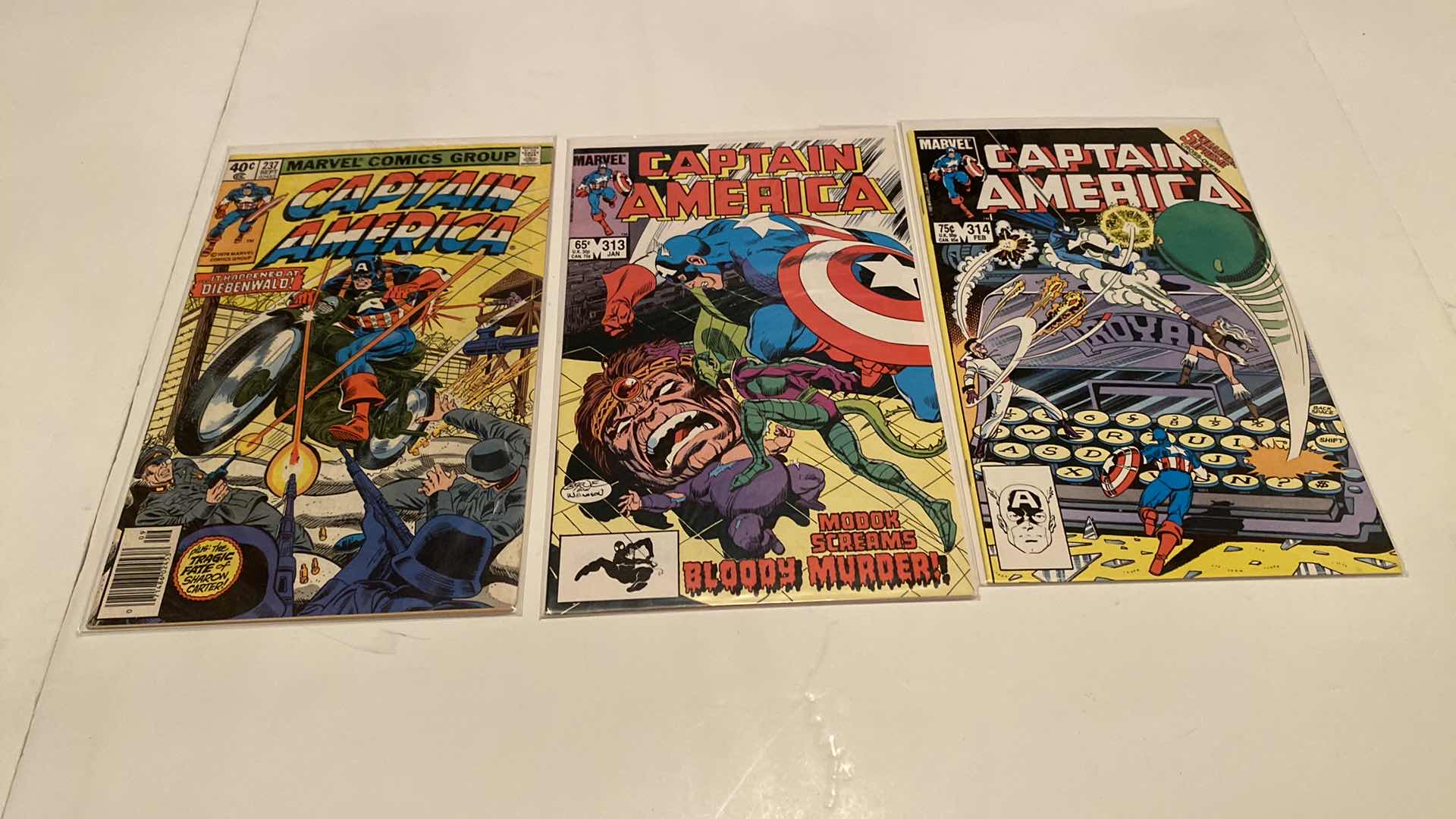 Photo 1 of 9-MARVEL CAPTAIN AMERICA COMICS