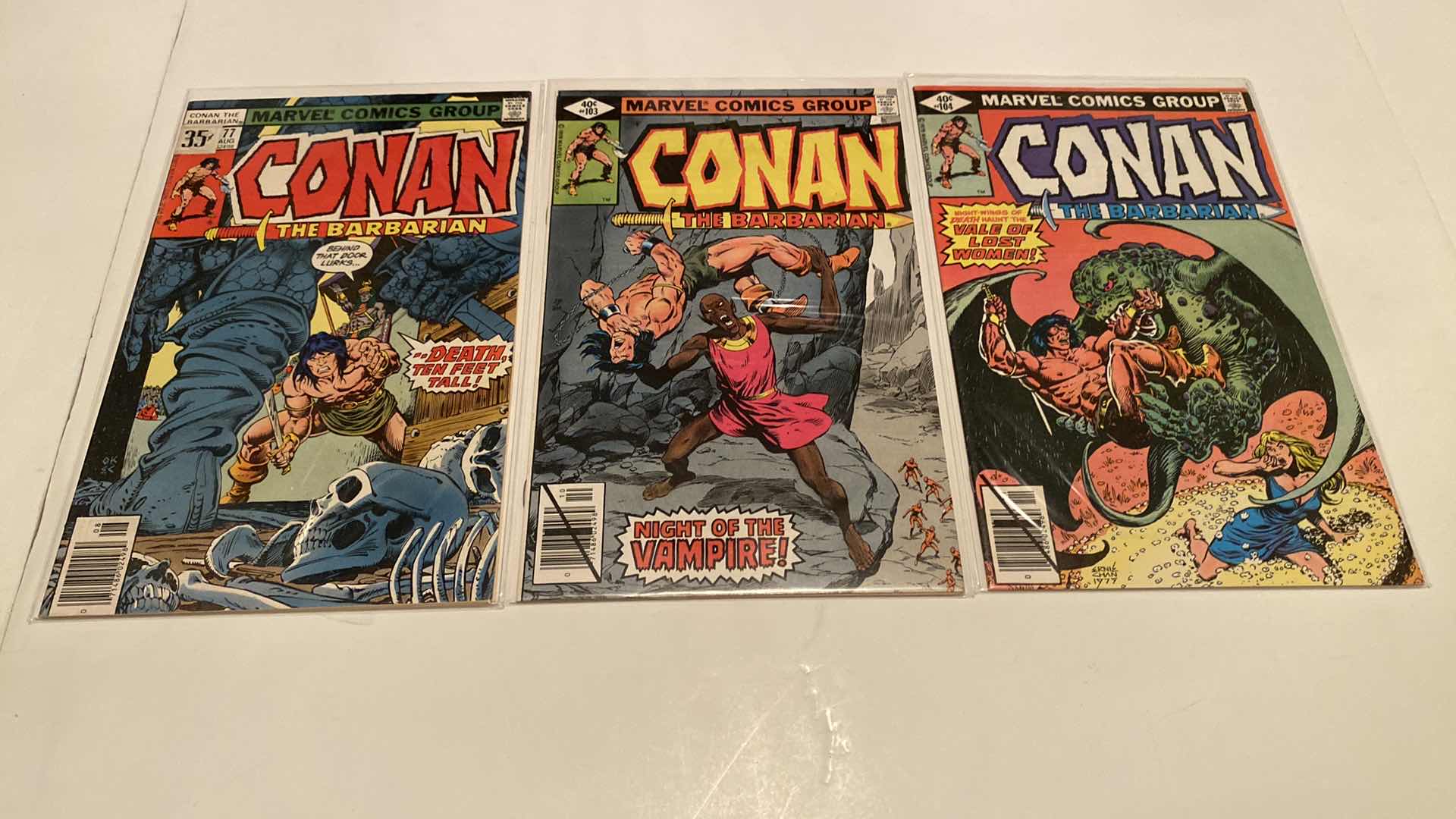 Photo 1 of 9-MARVEL CONAN COMICS