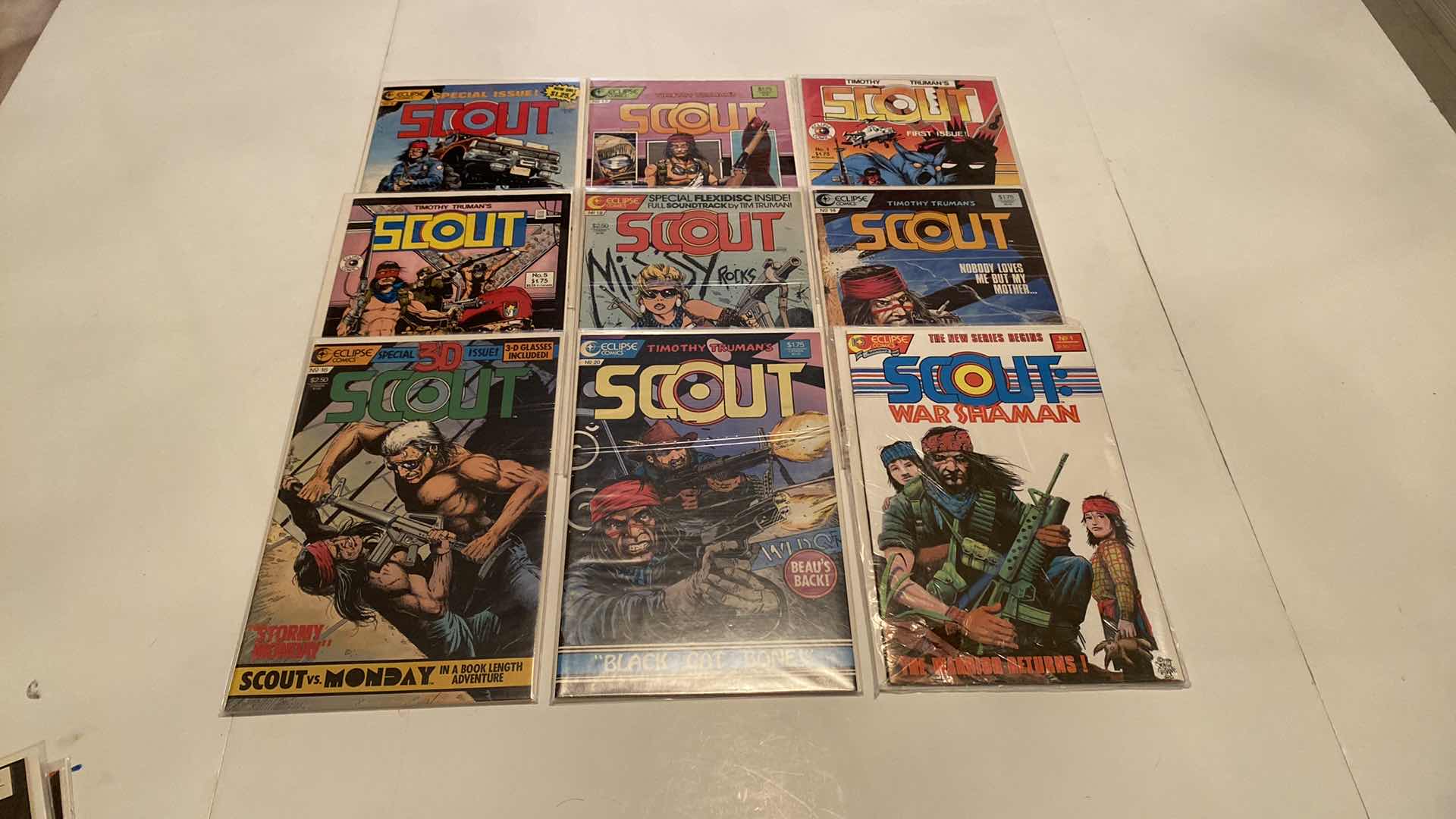 Photo 1 of 9-ECLIPSE SCOUT COMICS
