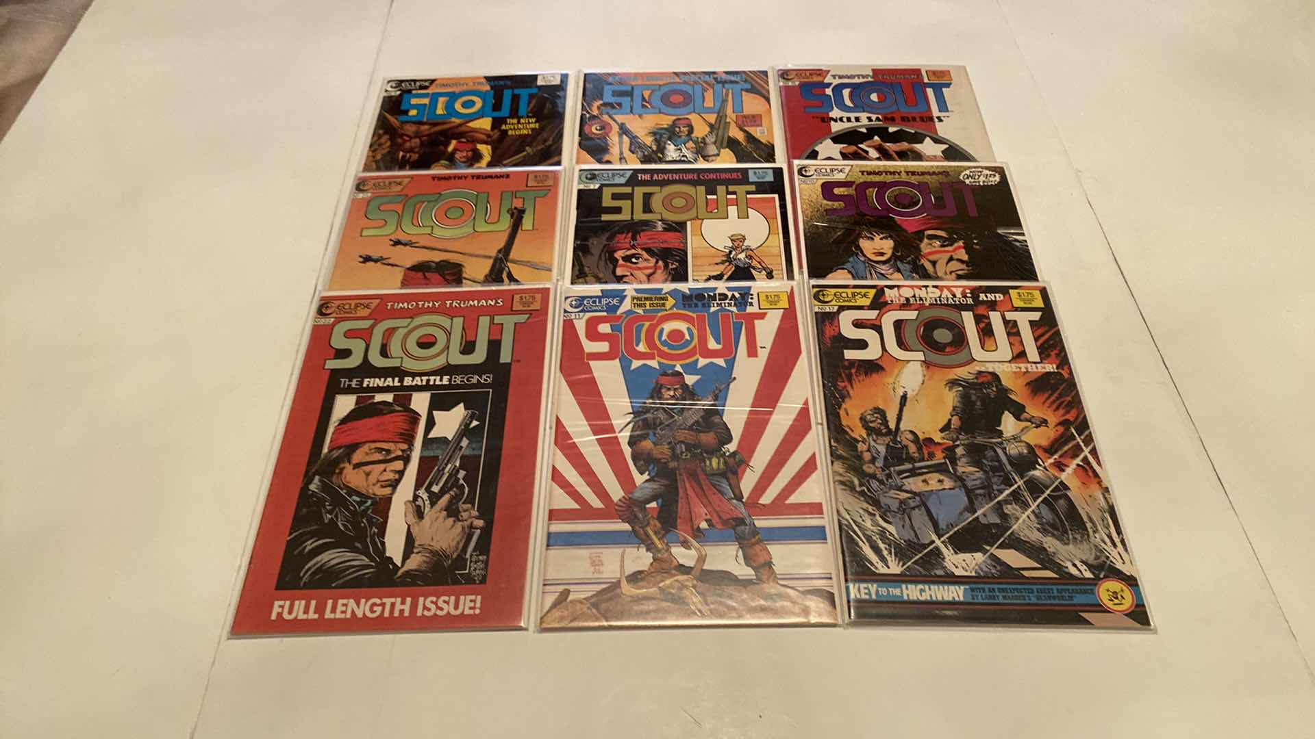 Photo 1 of 9-ECLIPSE SCOUT COMICS