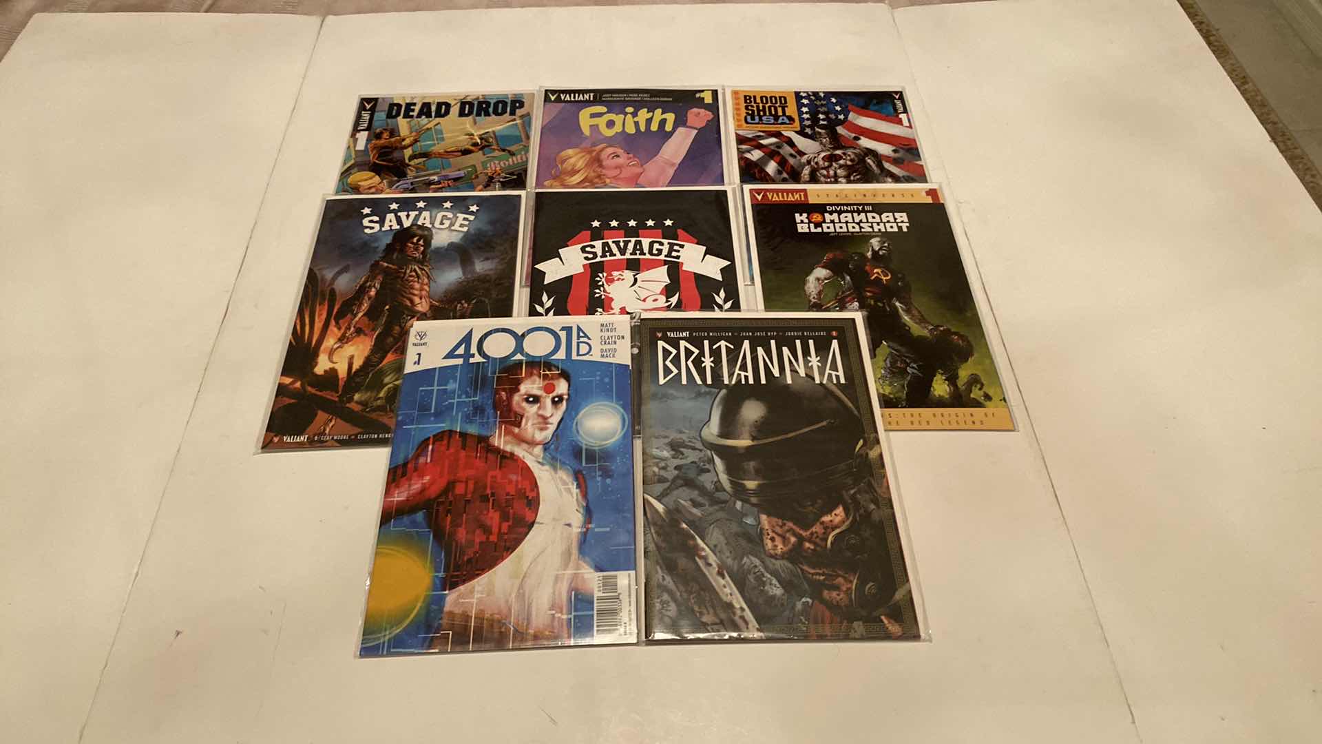 Photo 1 of 8-VALIANT ASSORTED COMICS