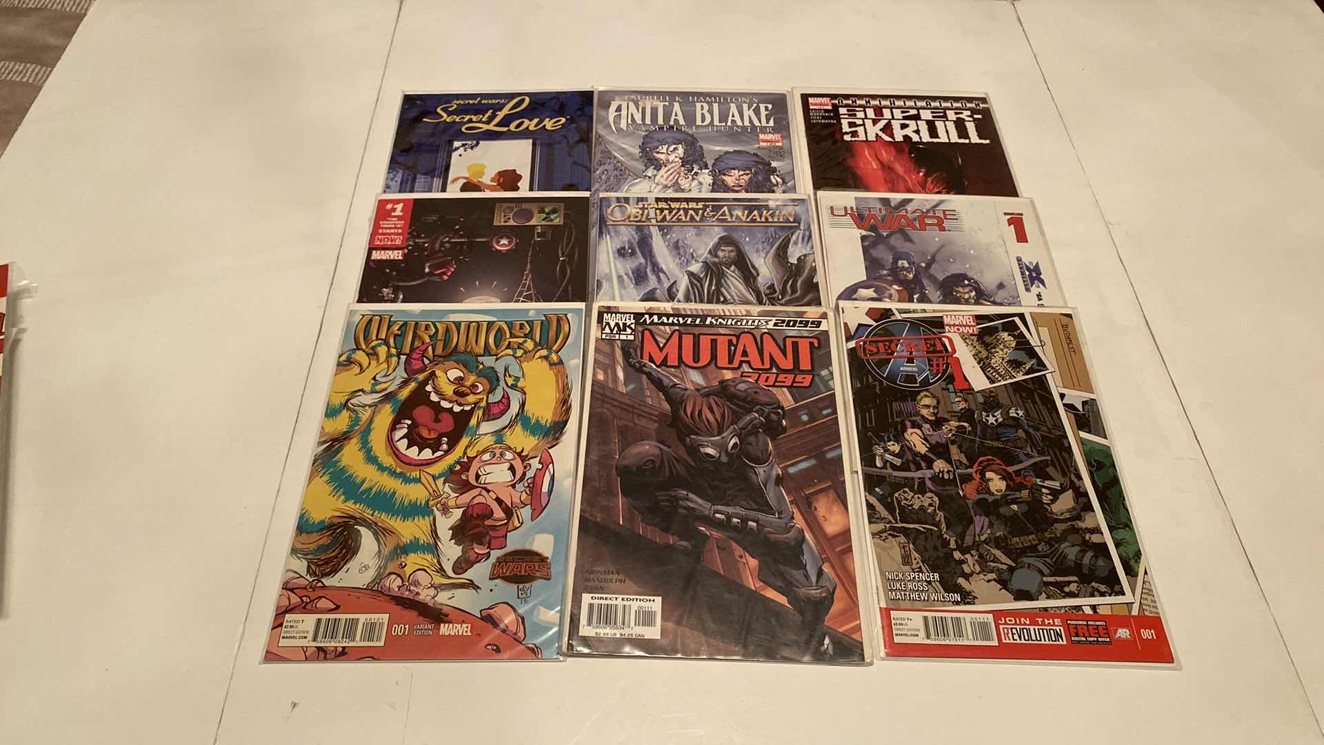 Photo 1 of 9-ASSORTED MARVEL COMICS BOOKS