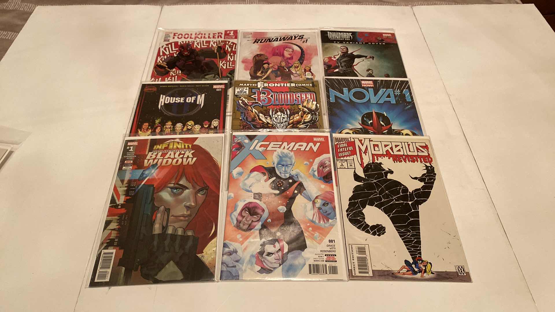 Photo 1 of 9-ASSORTED MARVEL COMIC BOOKS