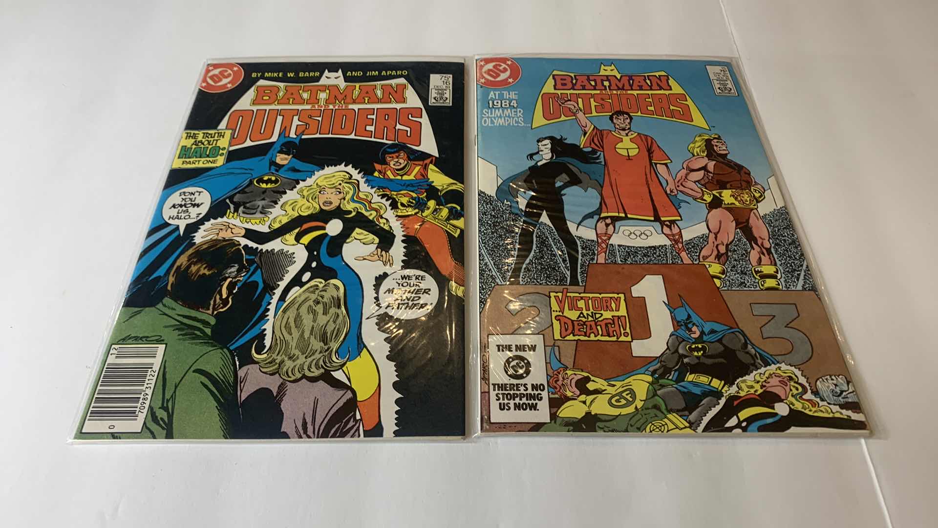 Photo 1 of 3 VINTAGE BATMAN OUTSIDERS COMIC BOOKS