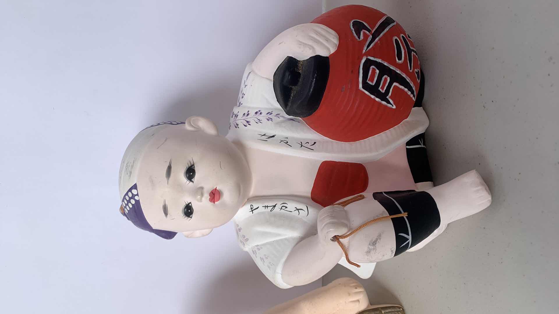 Photo 1 of 4 HANDPAINTED PORCELAIN JAPANESE FIGURES