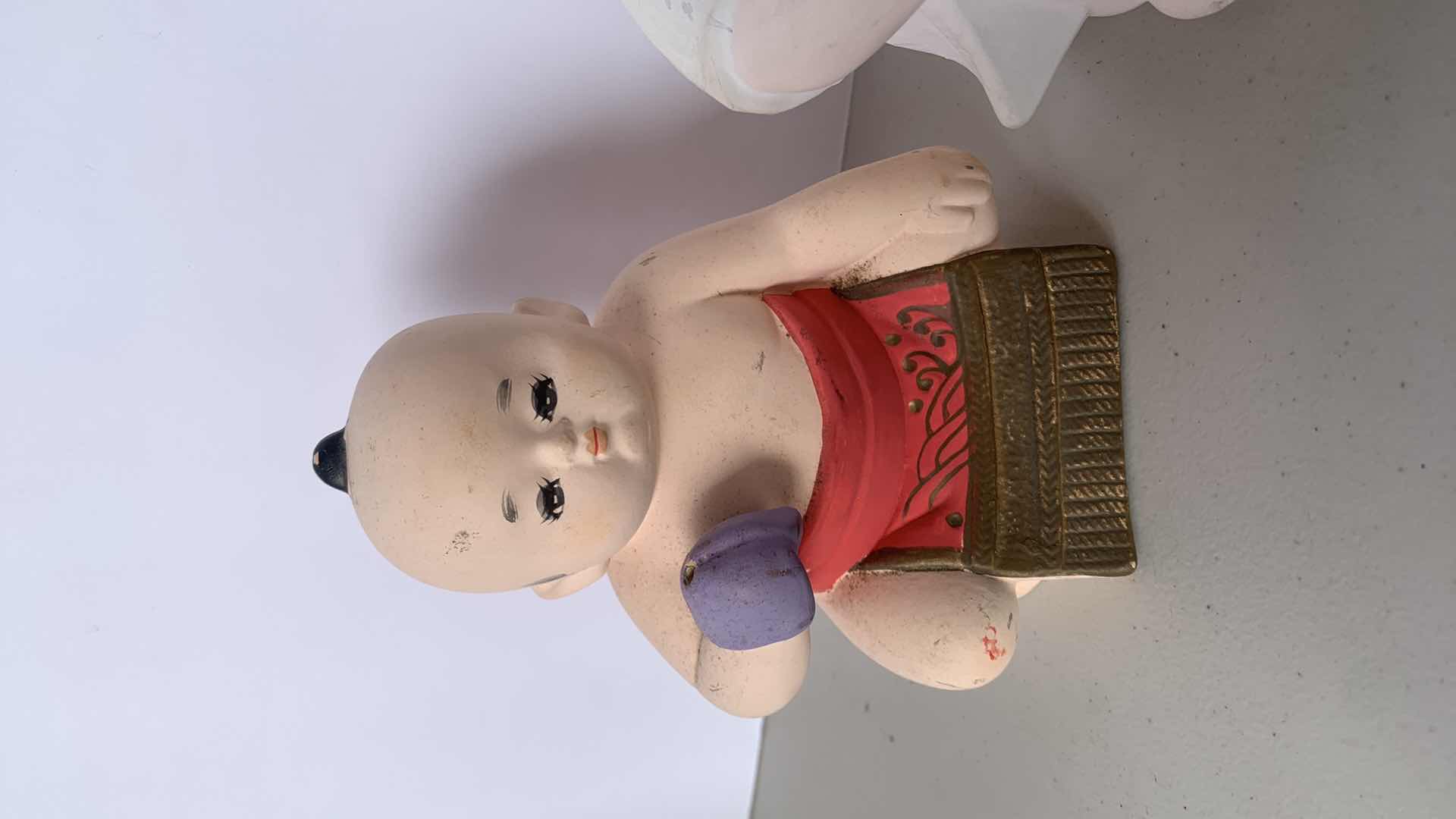 Photo 2 of 4 HANDPAINTED PORCELAIN JAPANESE FIGURES
