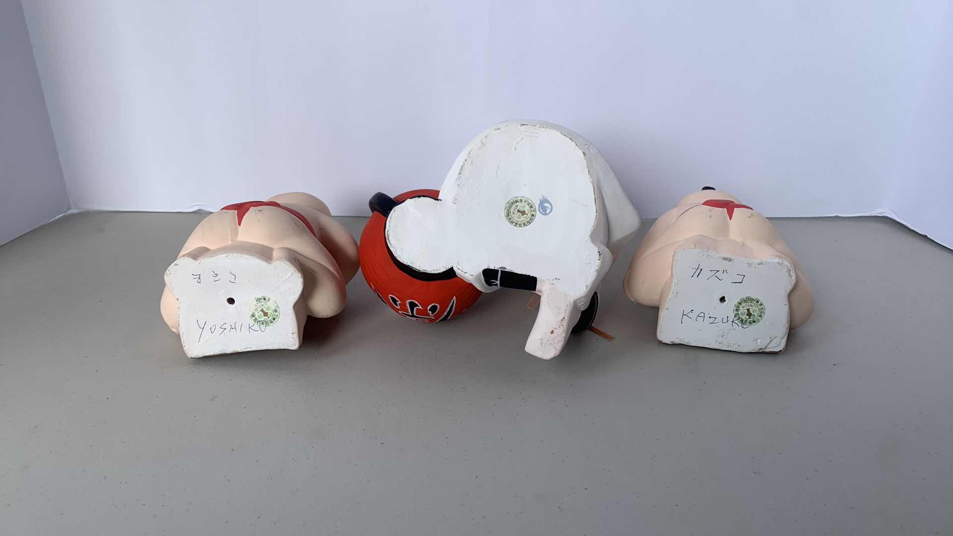 Photo 5 of 4 HANDPAINTED PORCELAIN JAPANESE FIGURES