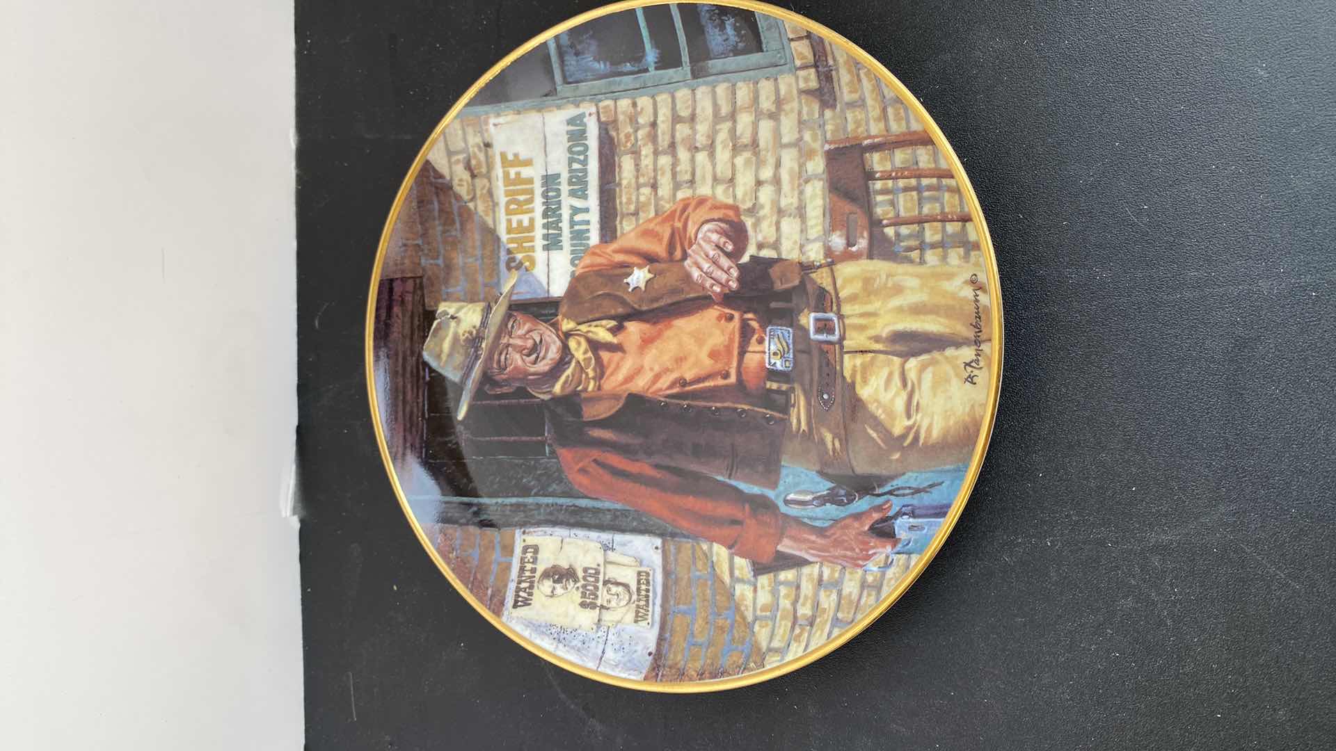 Photo 1 of 2 FRANKLIN MINT LIMITED EDITION JOHN WAYNE PORCELAIN PLATES AND DVD SET