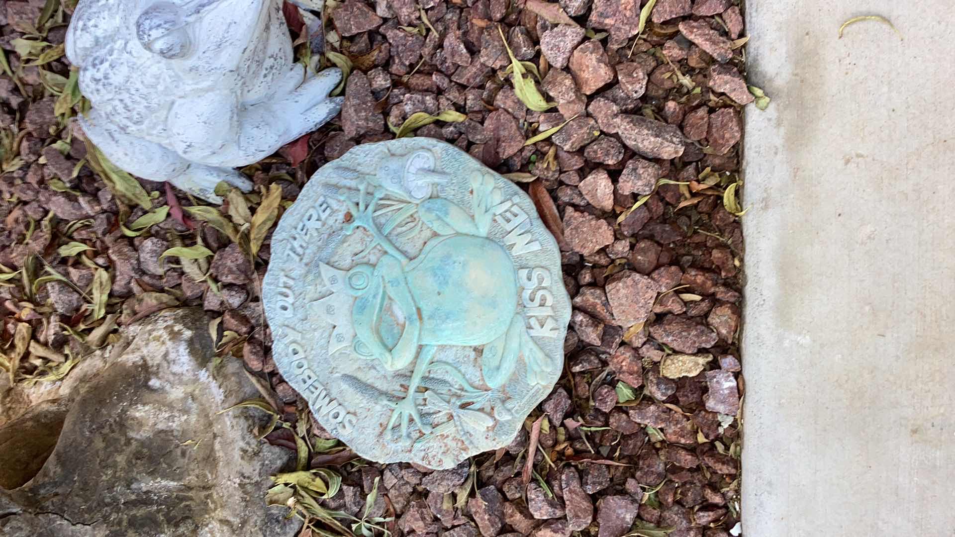 Photo 1 of ASSORTED STONE GARDEN ITEMS