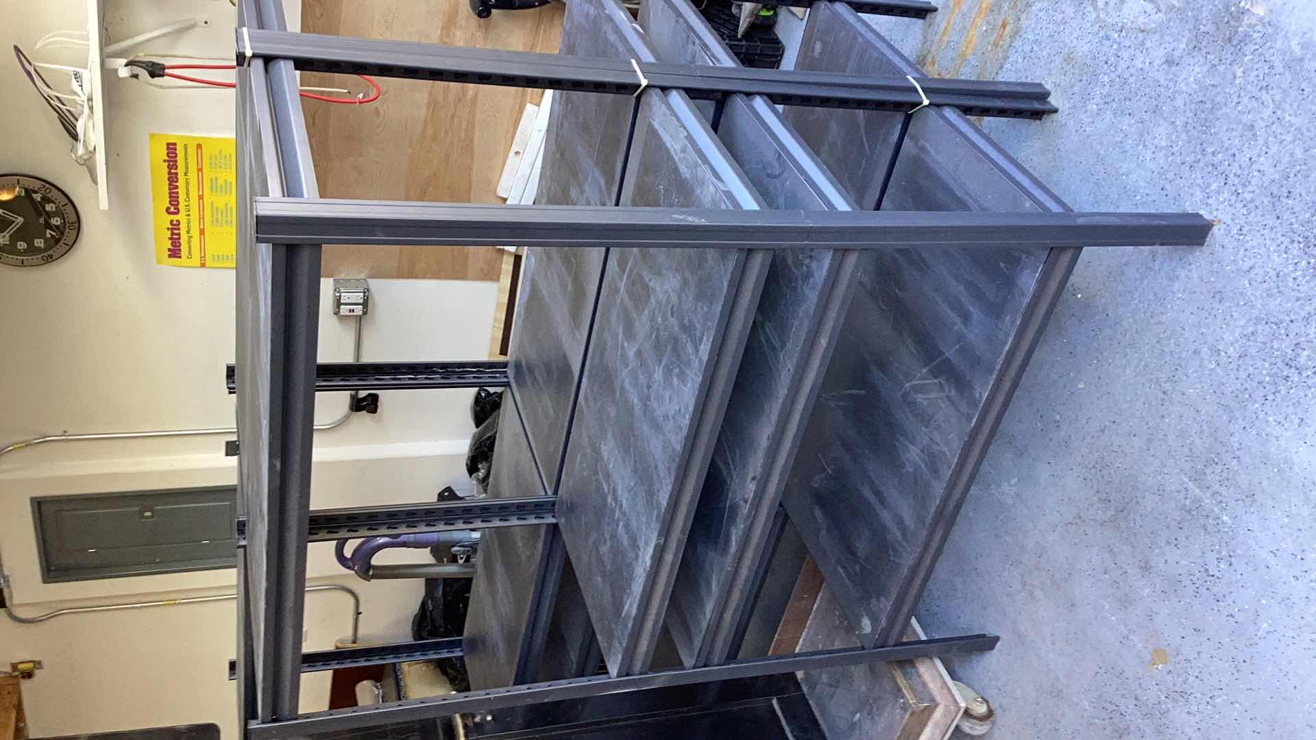 Photo 1 of 3 PIECE METAL SHELVING UNITS
