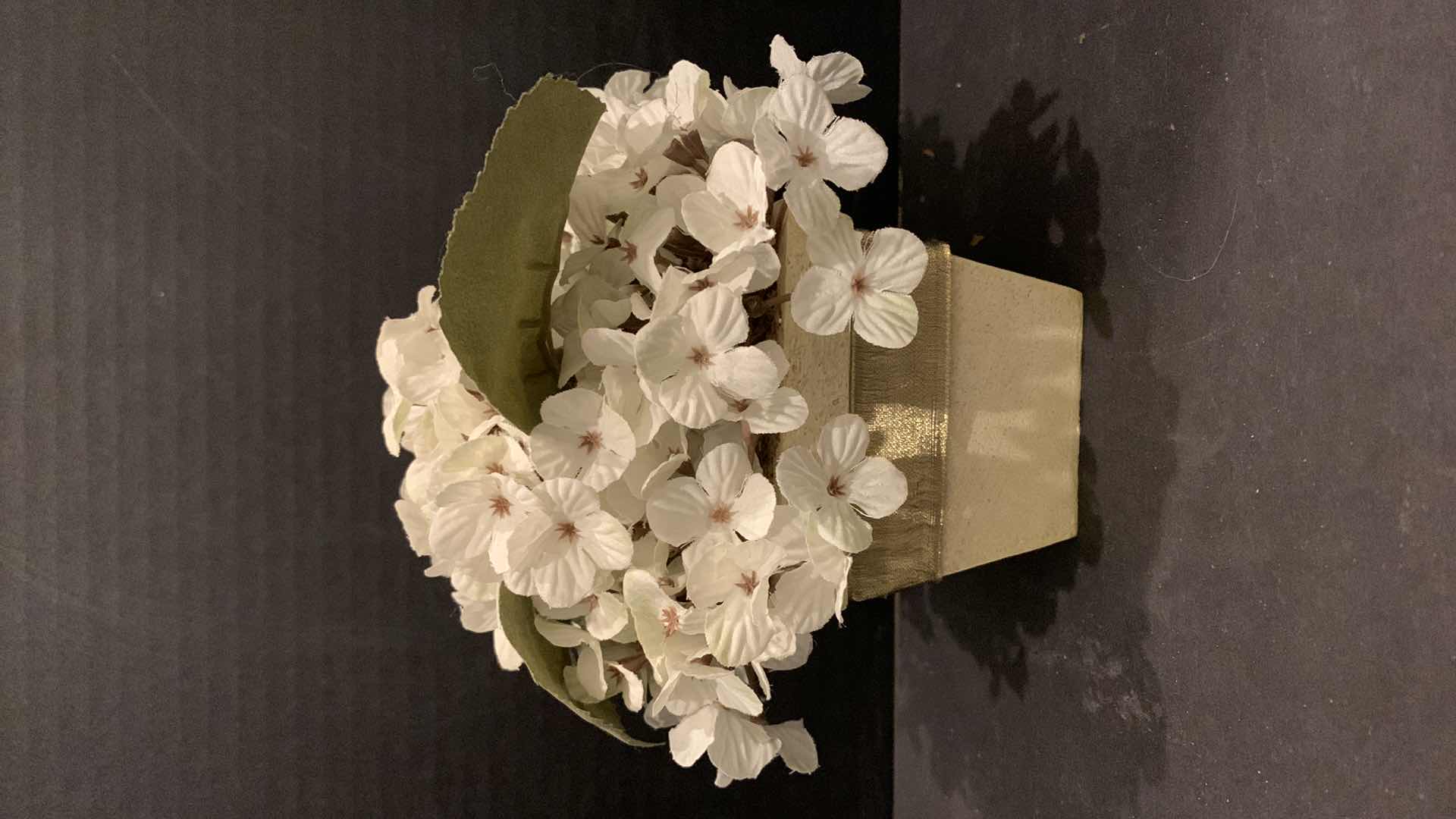 Photo 1 of 3 PIECE FAUX FLOWER COLLECTIONS IN POTS AND ONE FAUX GREENERY