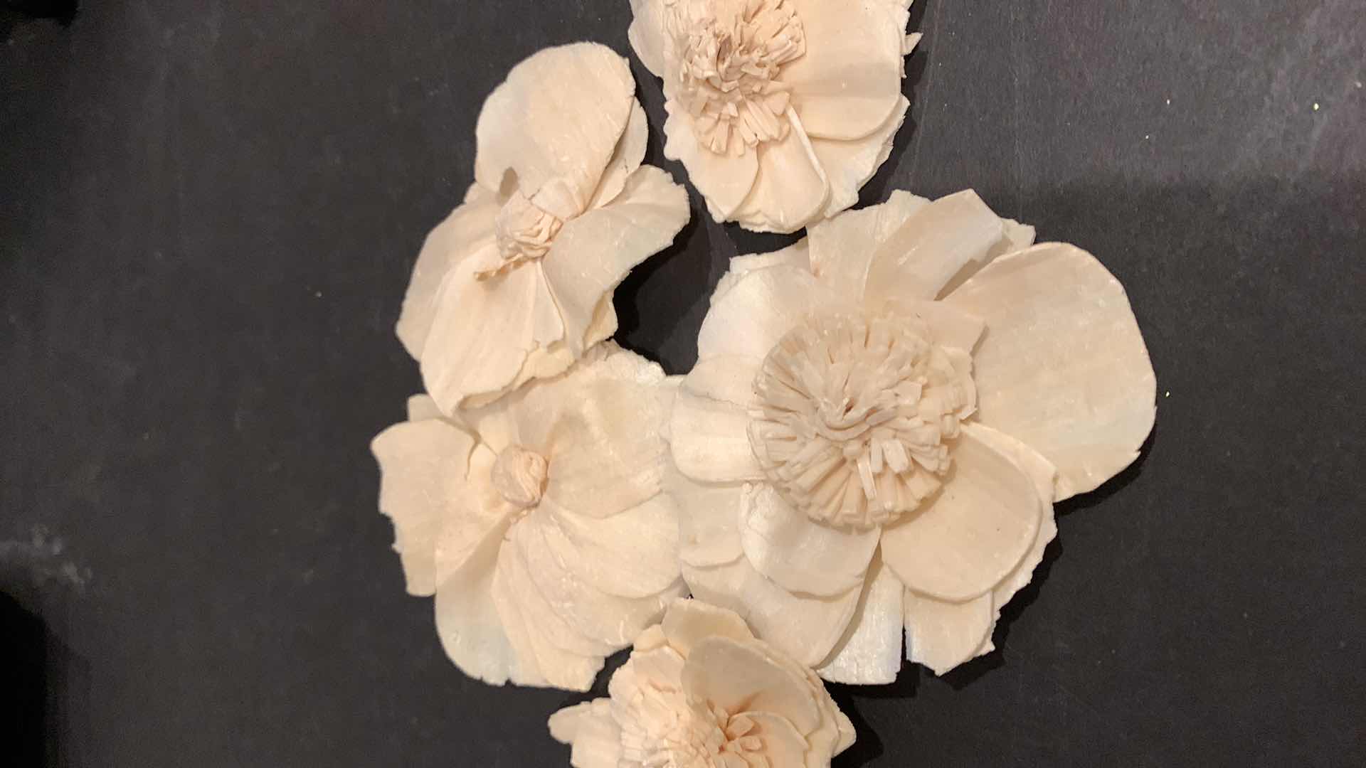 Photo 1 of AUTUMN DECOR, PORCELAIN LEAF BOWL, NEW GOURD ASSORTMENT, GRACES BOOK AND DRIED ORNAMENTAL PIECES