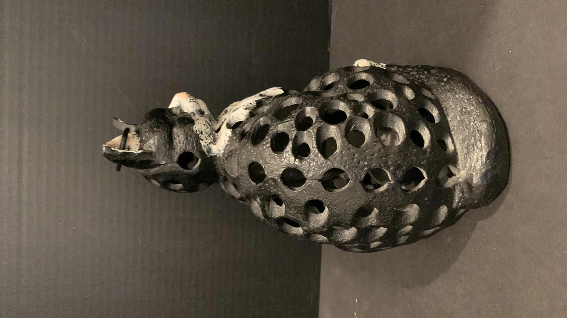 Photo 1 of HEAVY METAL BLACK AND WHITE CAT, H10”