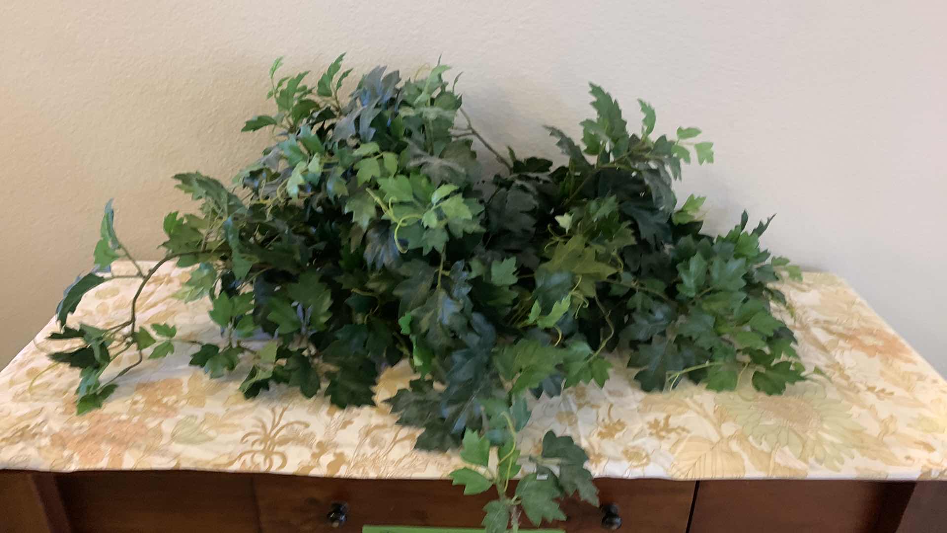 Photo 1 of HOME DECOR, 3 SETS OF FAUX GREENERY
