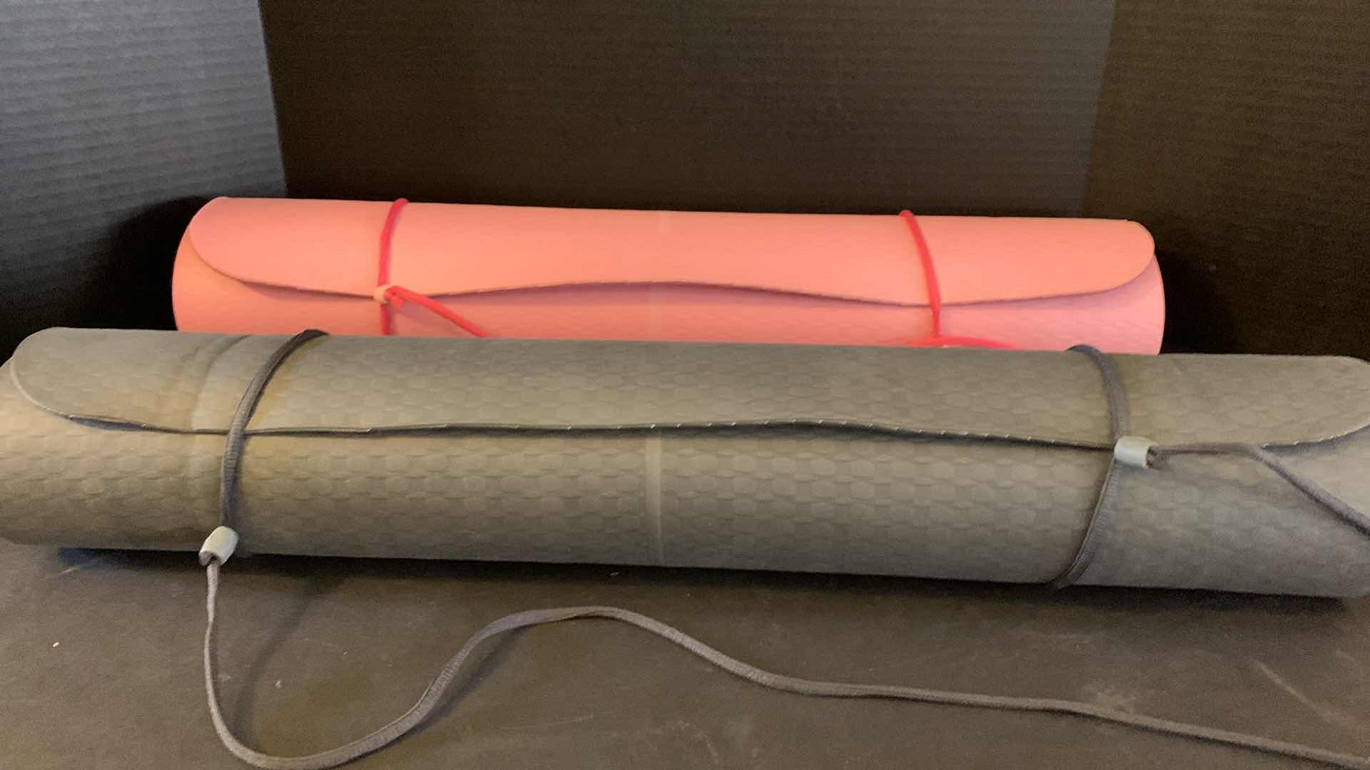 Photo 1 of TWO YOGA MATS AND A MASSAGE ROLLER