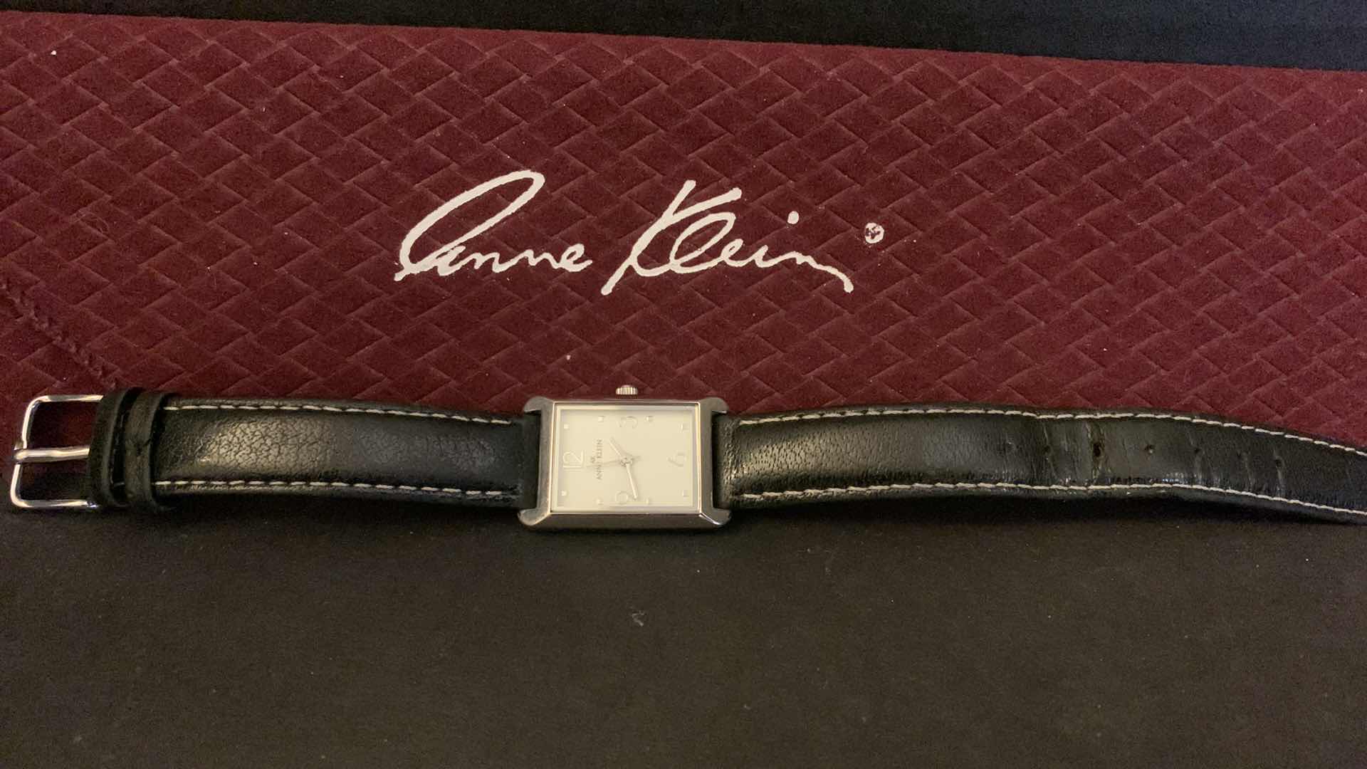 Photo 1 of WOMENS ANNE KLEIN WATCH WITH LEATHER BAND