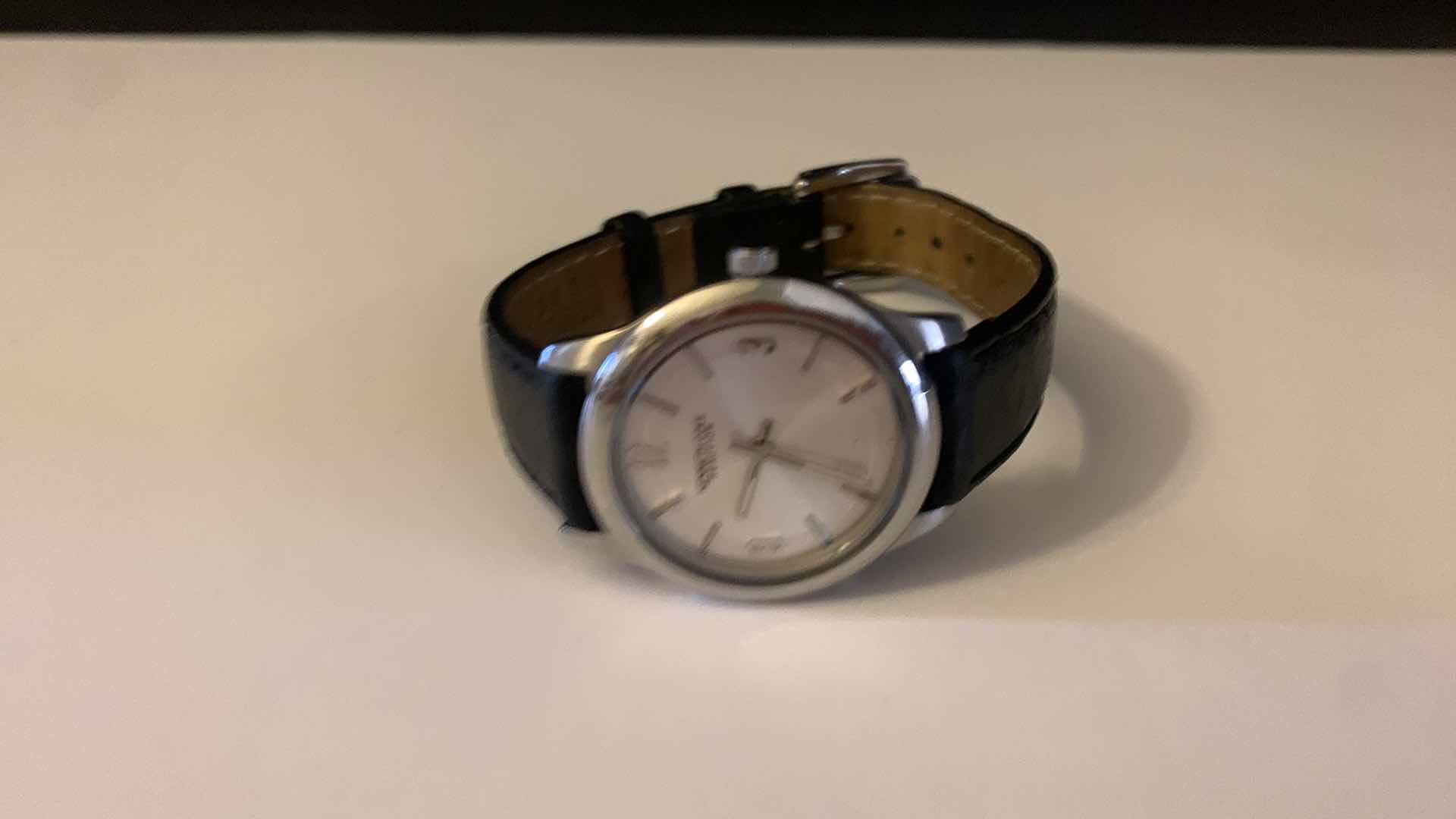 Photo 4 of TWO WATCHES, COACH (MENS) AND KENNETH COLE (LADIES) W LEATHER BANDS