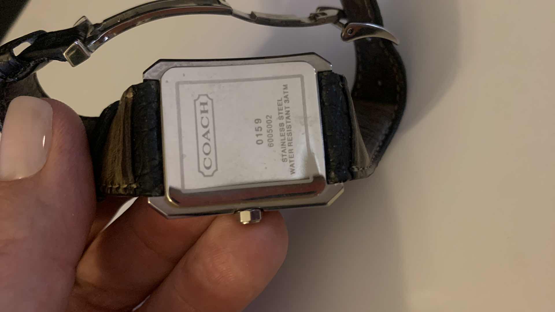 Photo 1 of TWO WATCHES, COACH (MENS) AND KENNETH COLE (LADIES) W LEATHER BANDS