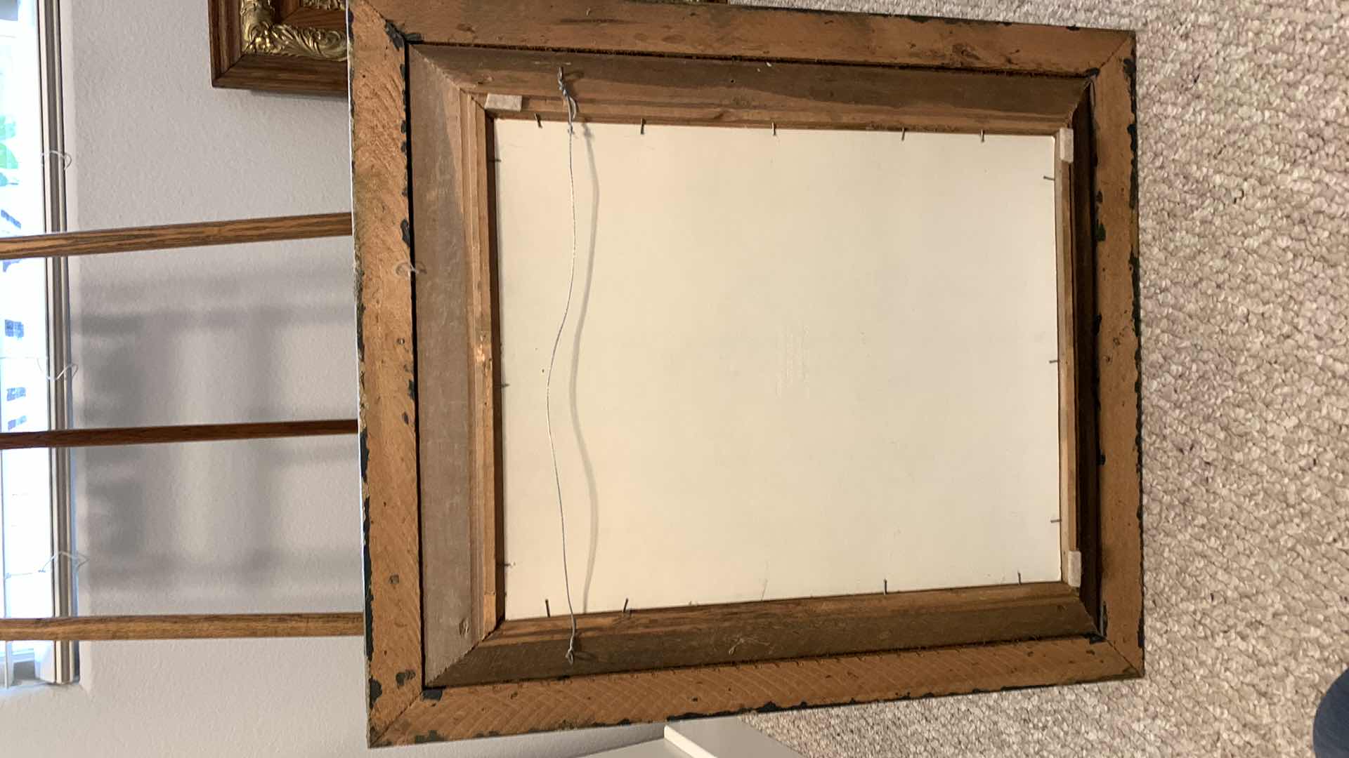 Photo 6 of Vintage Portrait Of Mademoiselle Irene Cahen D’Anvers Canvas w Ornate Gold Frame 25” x 29” (stand sold separately)