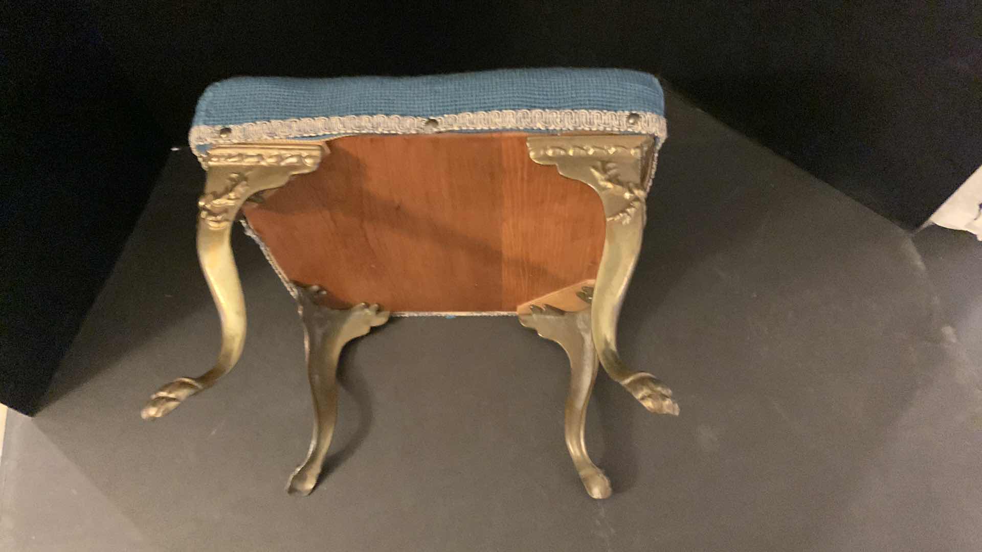 Photo 1 of VINTAGE VICTORIAN NEEDLE POINT STOOL